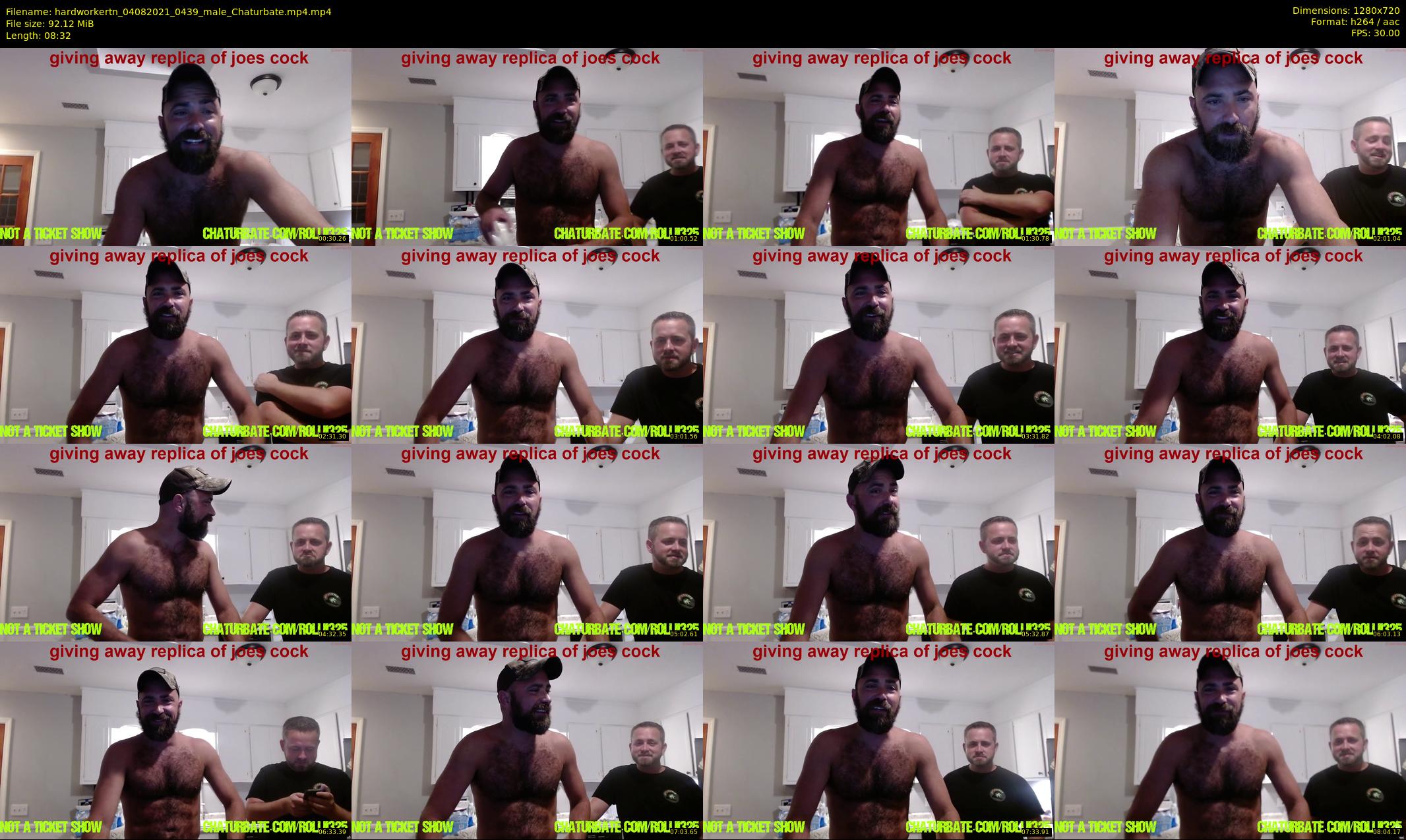 hardworkertn — 9 minute Chaturbate male cam show recording, 720p, Aug 4, 2021