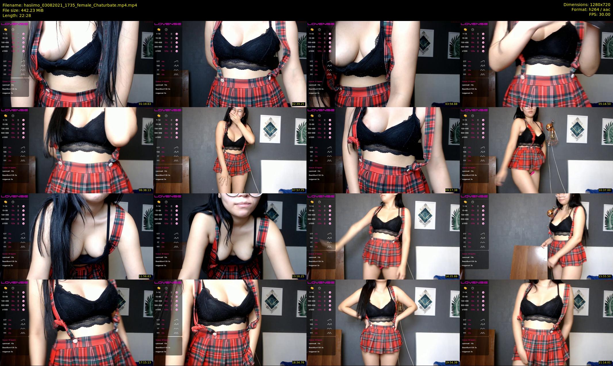 hasiimo — 23 minute Chaturbate female cam show recording, 720p, Aug 3, 2021