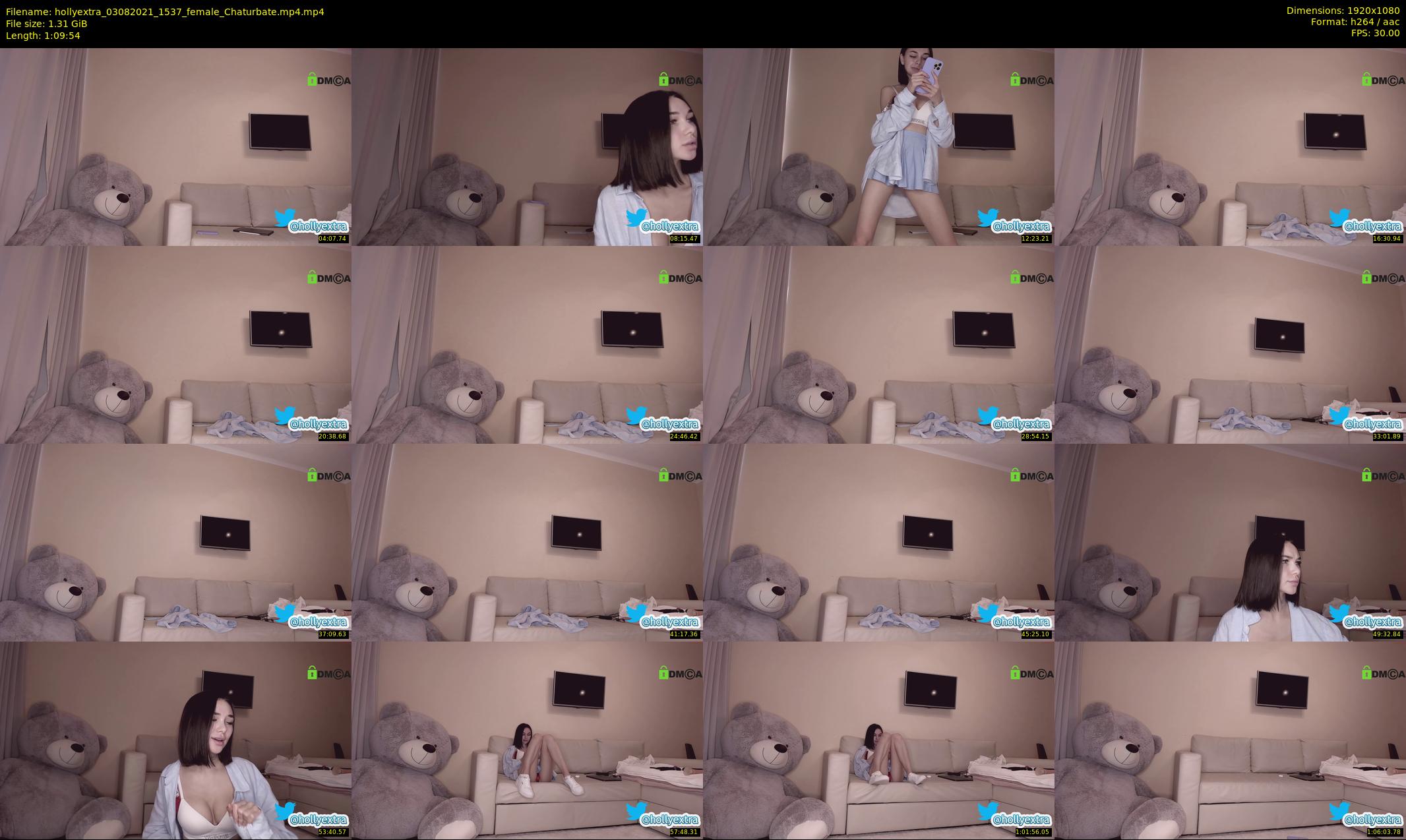 hollyextra — 70 minute Chaturbate female cam show recording, 1080p, Aug 3, 2021