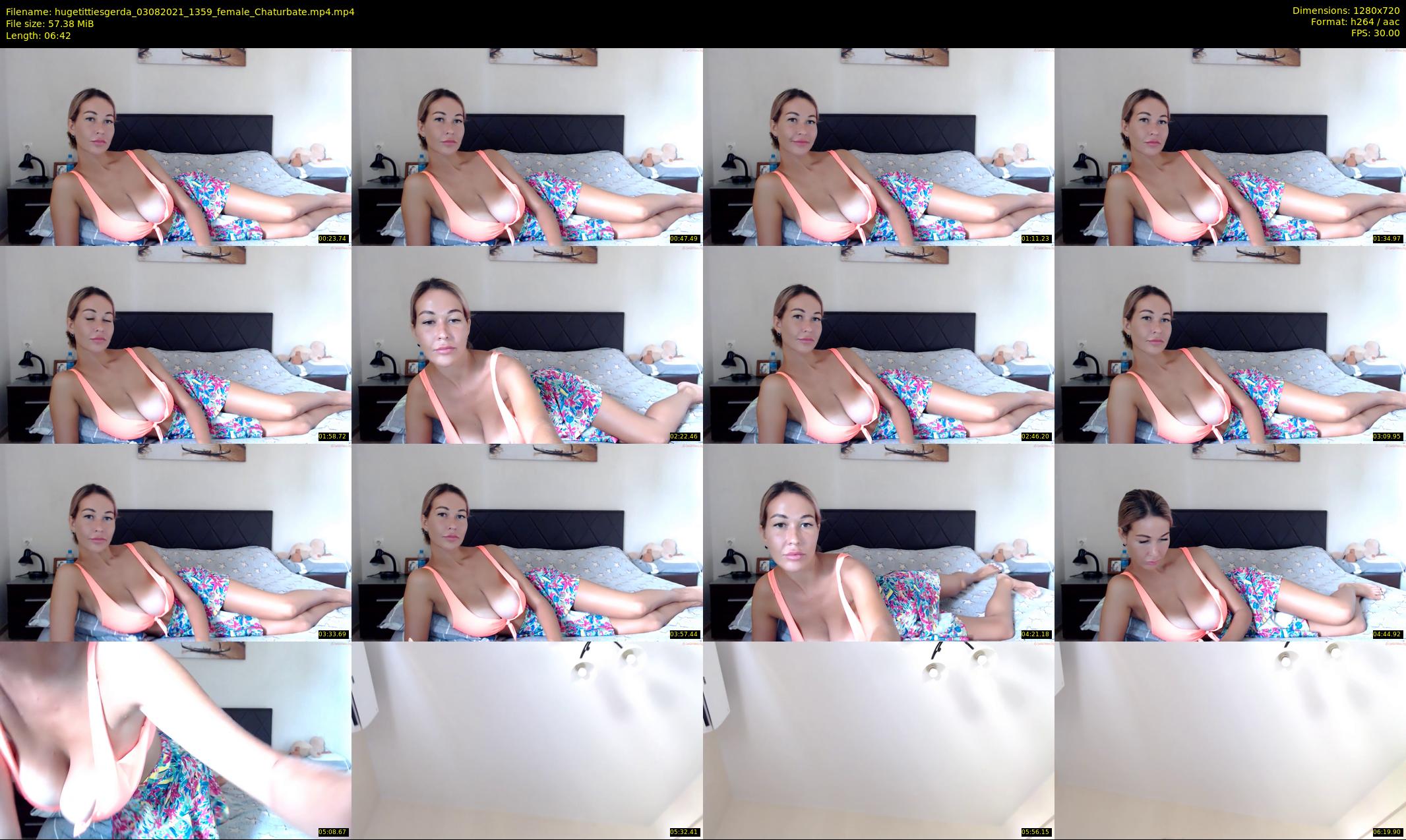 hugetittiesgerda — 7 minute Chaturbate female cam show recording, 720p, Aug 3, 2021