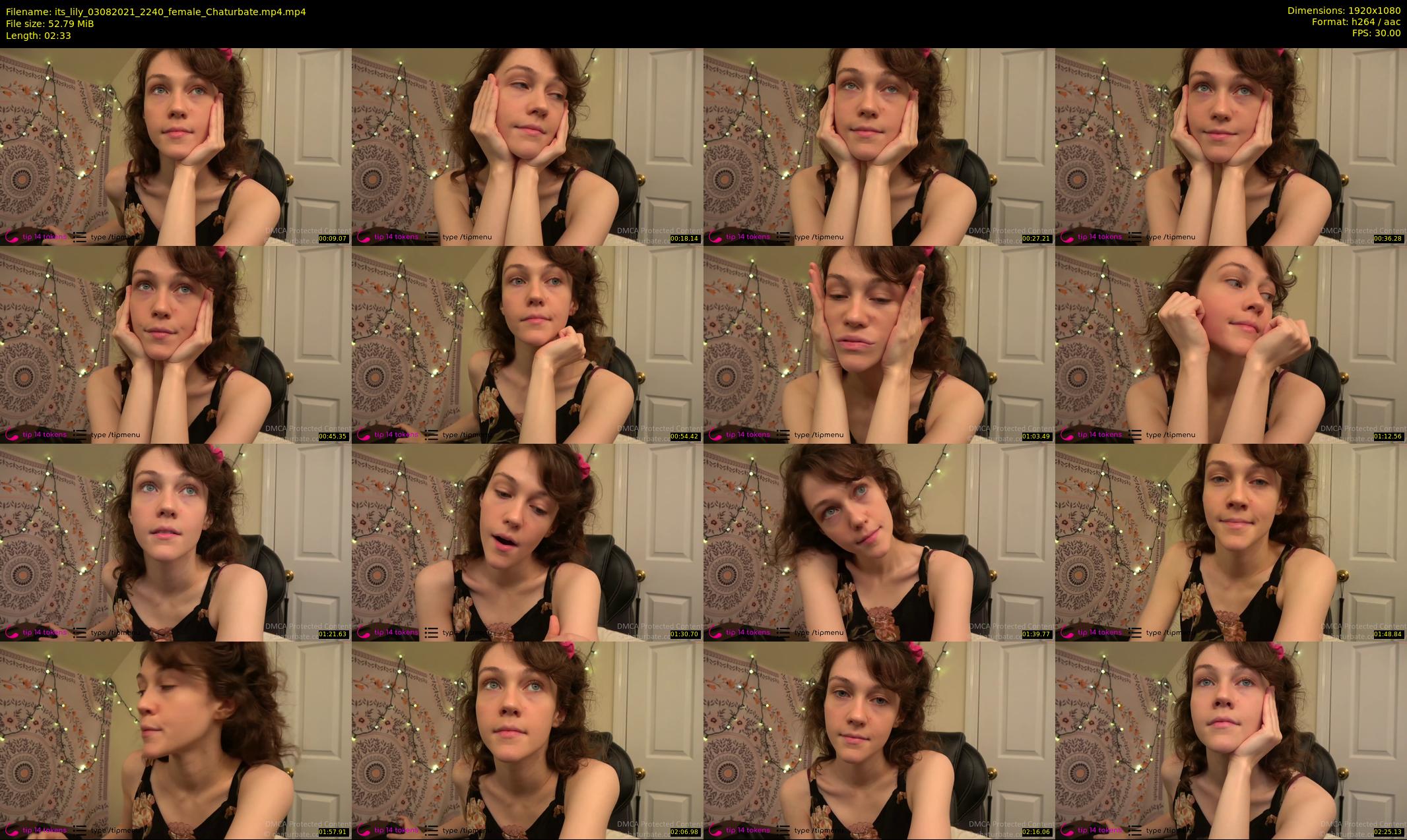 its_lily — 3 minute Chaturbate female cam show recording, 1080p, Aug 3, 2021