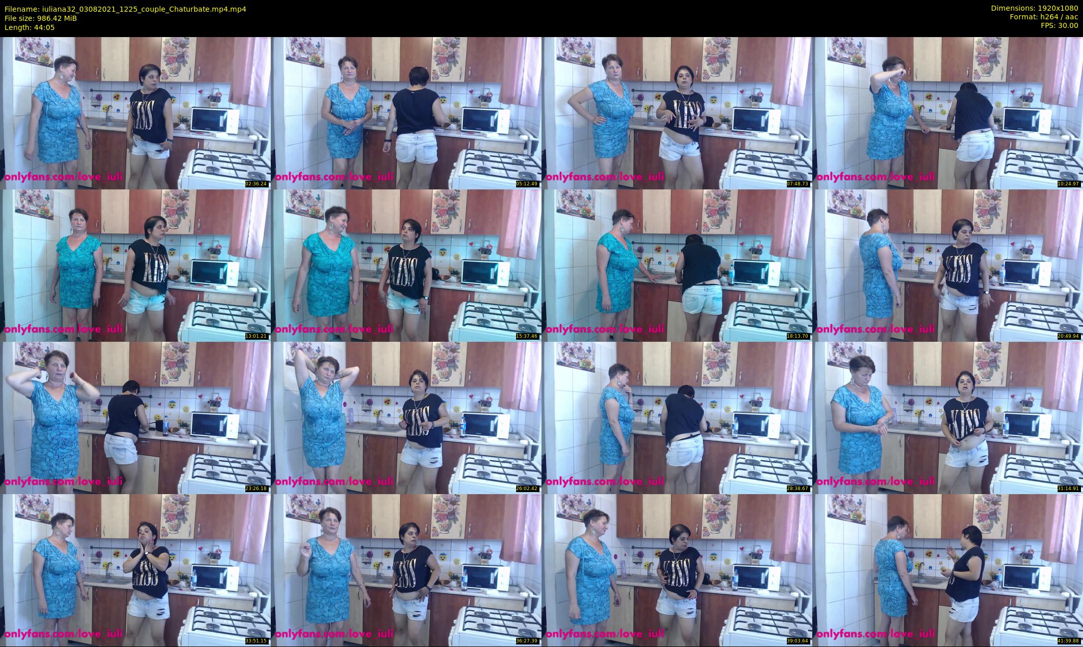 iuliana32 — 45 minute Chaturbate couple cam show recording, 1080p, Aug 3, 2021