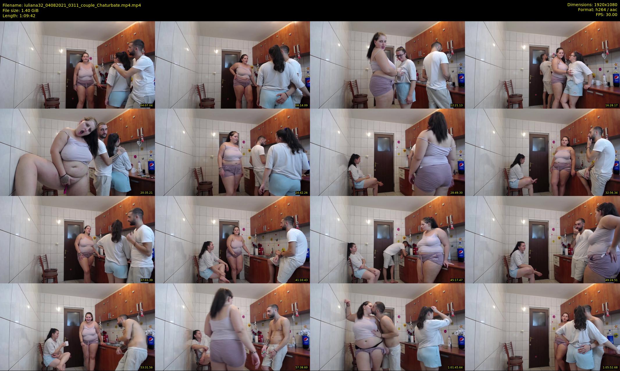 iuliana32 — 70 minute Chaturbate couple cam show recording, 1080p, Aug 4, 2021