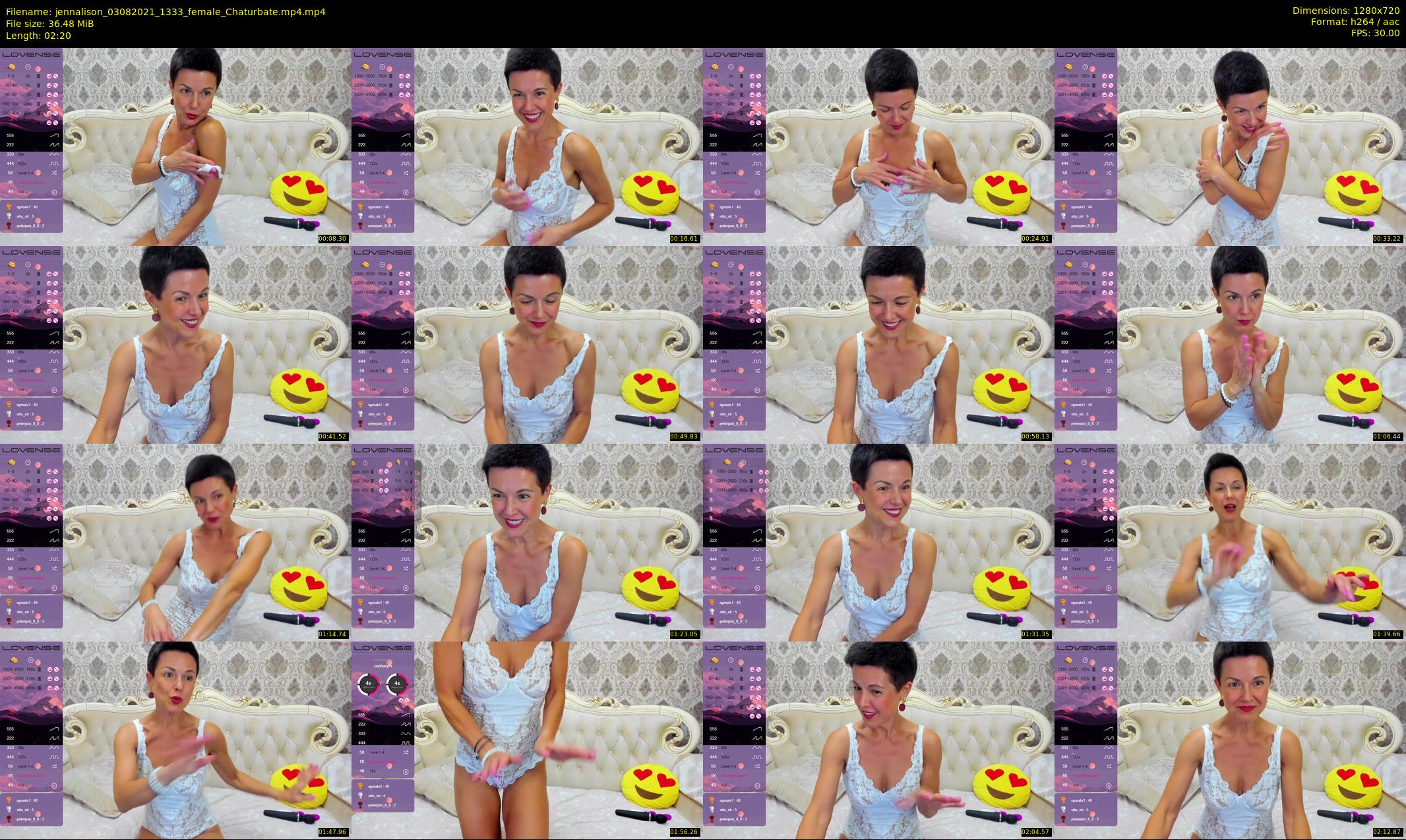 jennalison — 3 minute Chaturbate female cam show recording, 720p, Aug 3, 2021