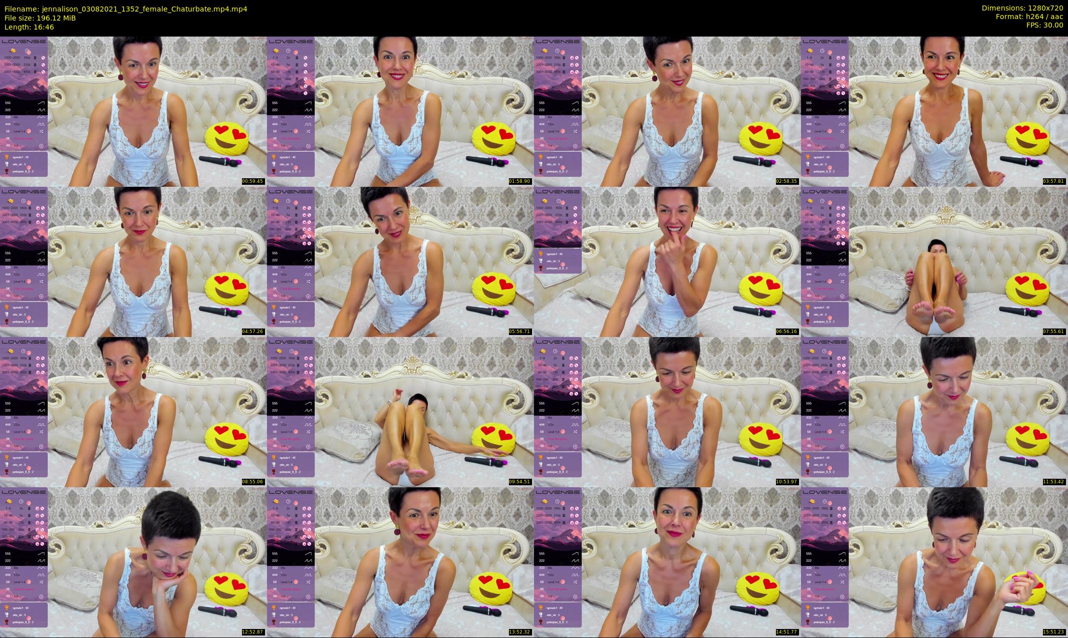 jennalison — 17 minute Chaturbate female cam show recording, 720p, Aug 3, 2021