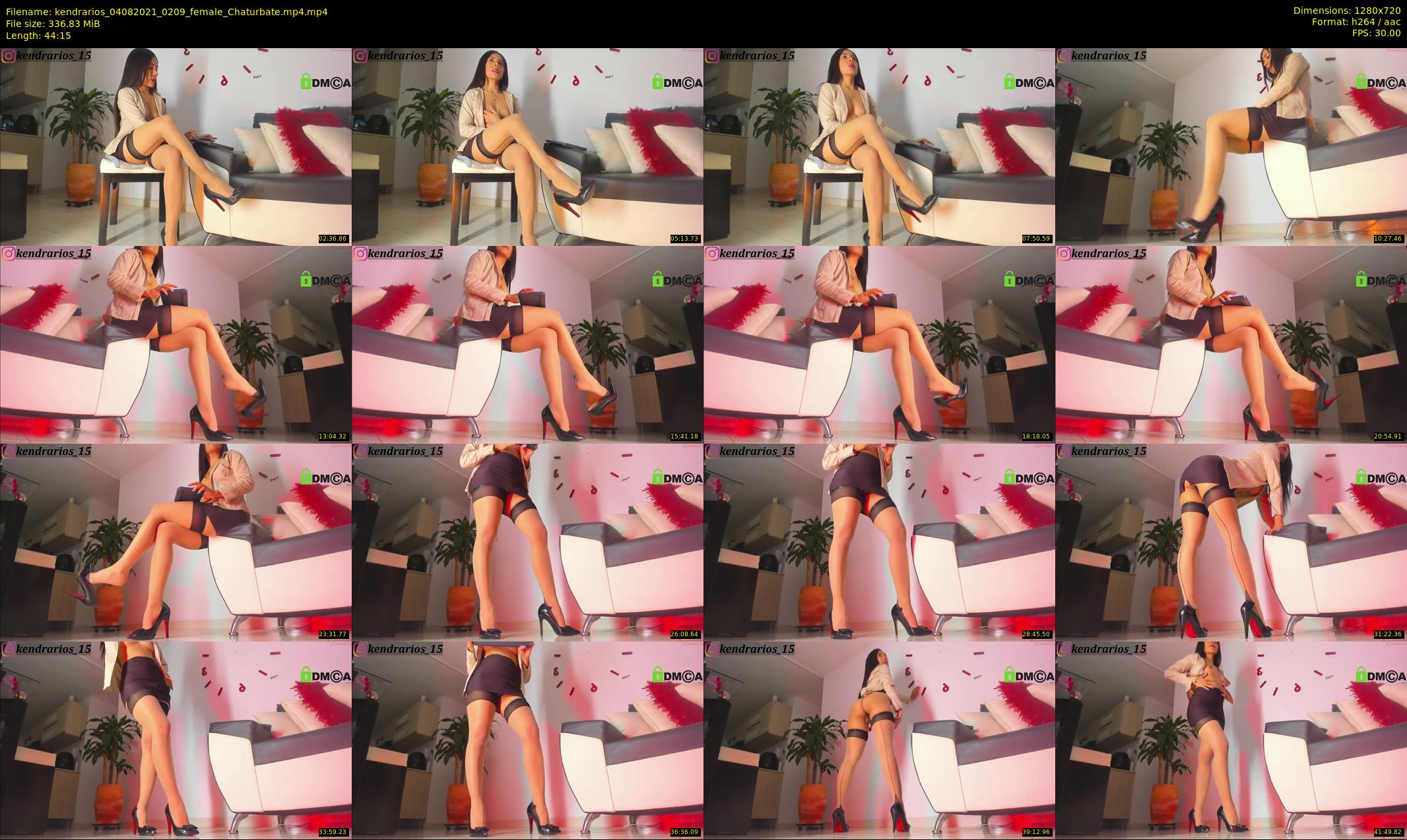 kendrarios — 45 minute Chaturbate female cam show recording, 720p, Aug 4, 2021