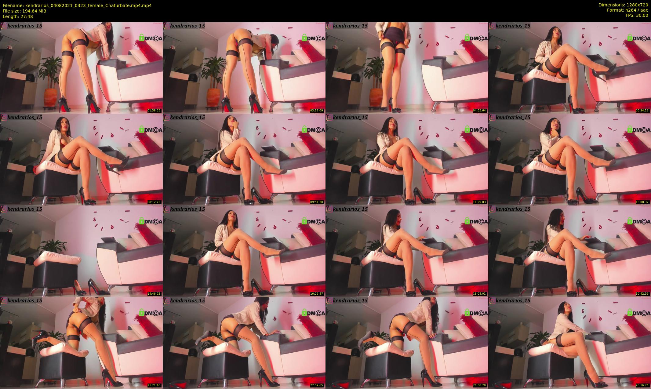 kendrarios — 28 minute Chaturbate female cam show recording, 720p, Aug 4, 2021