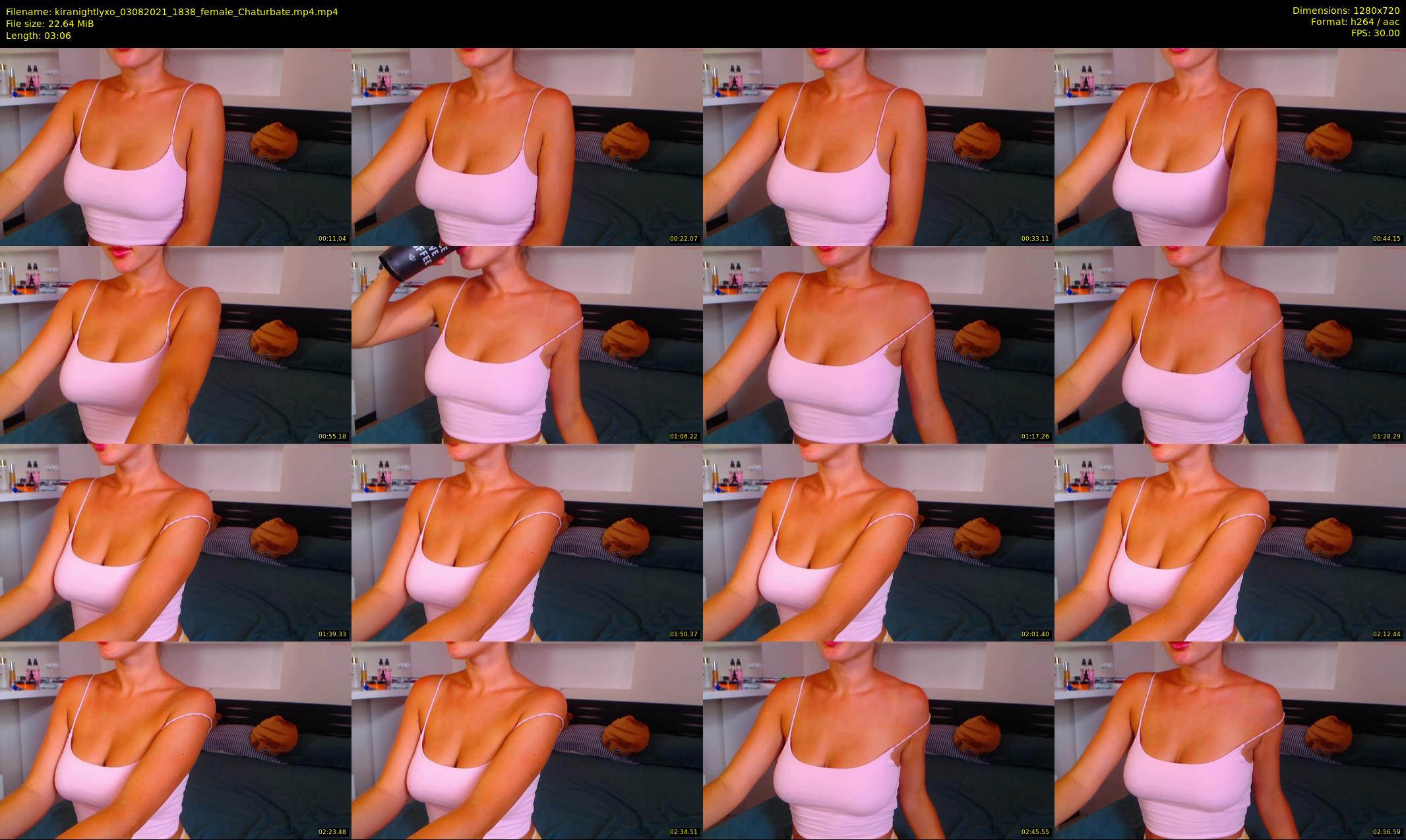 kiranightlyxo — 4 minute Chaturbate female cam show recording, 720p, Aug 3, 2021