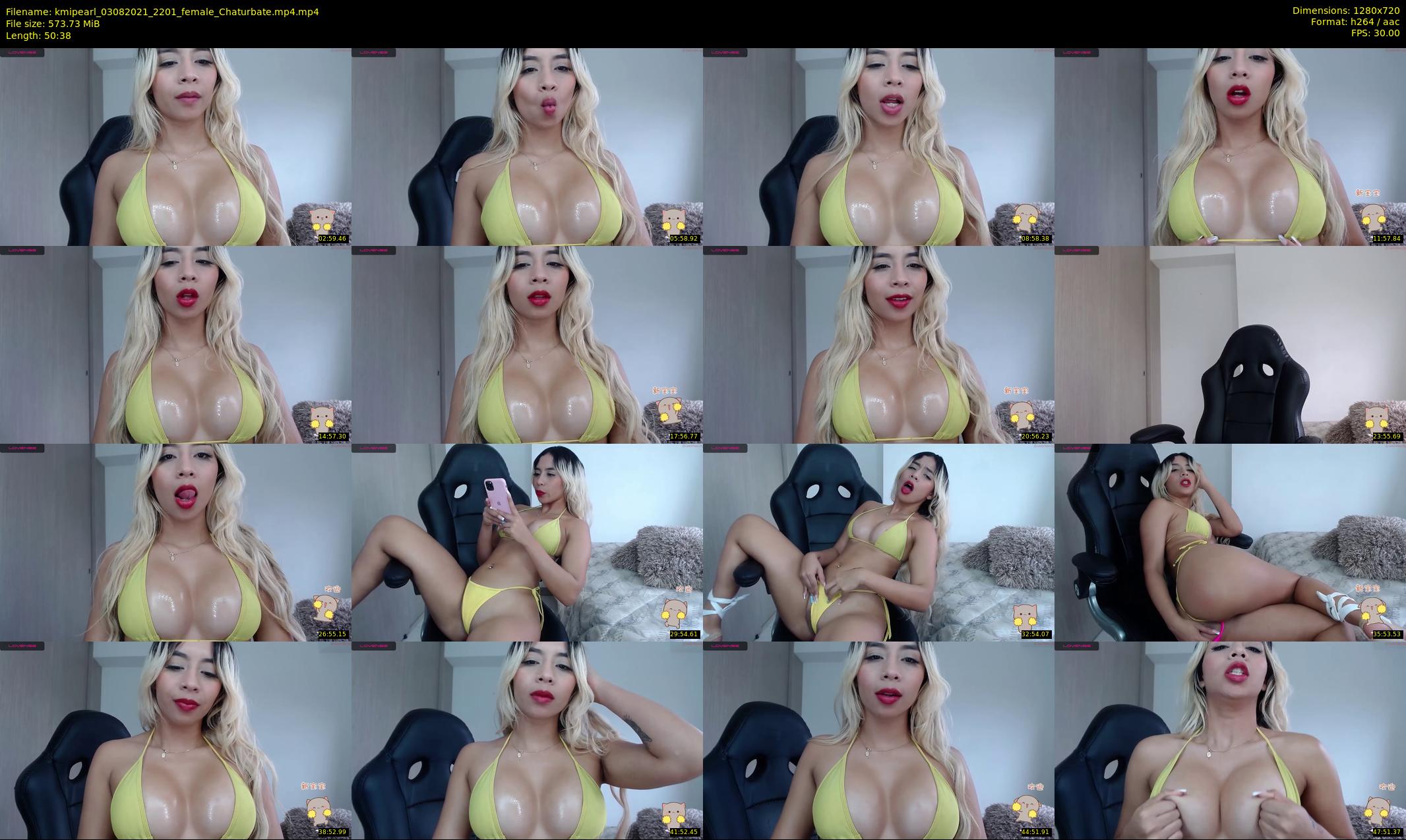 kmipearl — 51 minute Chaturbate female cam show recording, 720p, Aug 3, 2021