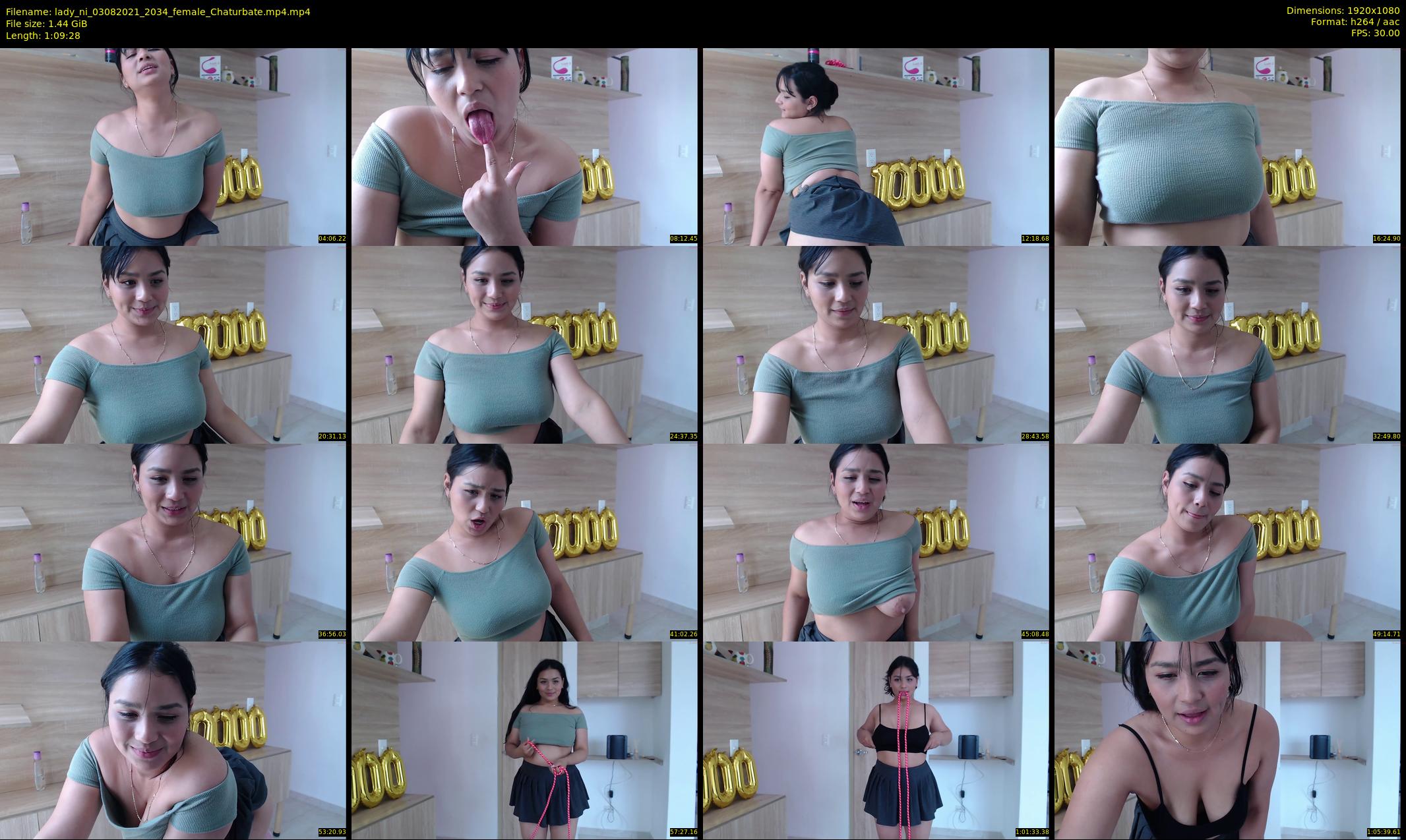 lady_ni — 70 minute Chaturbate female cam show recording, 1080p, Aug 3, 2021
