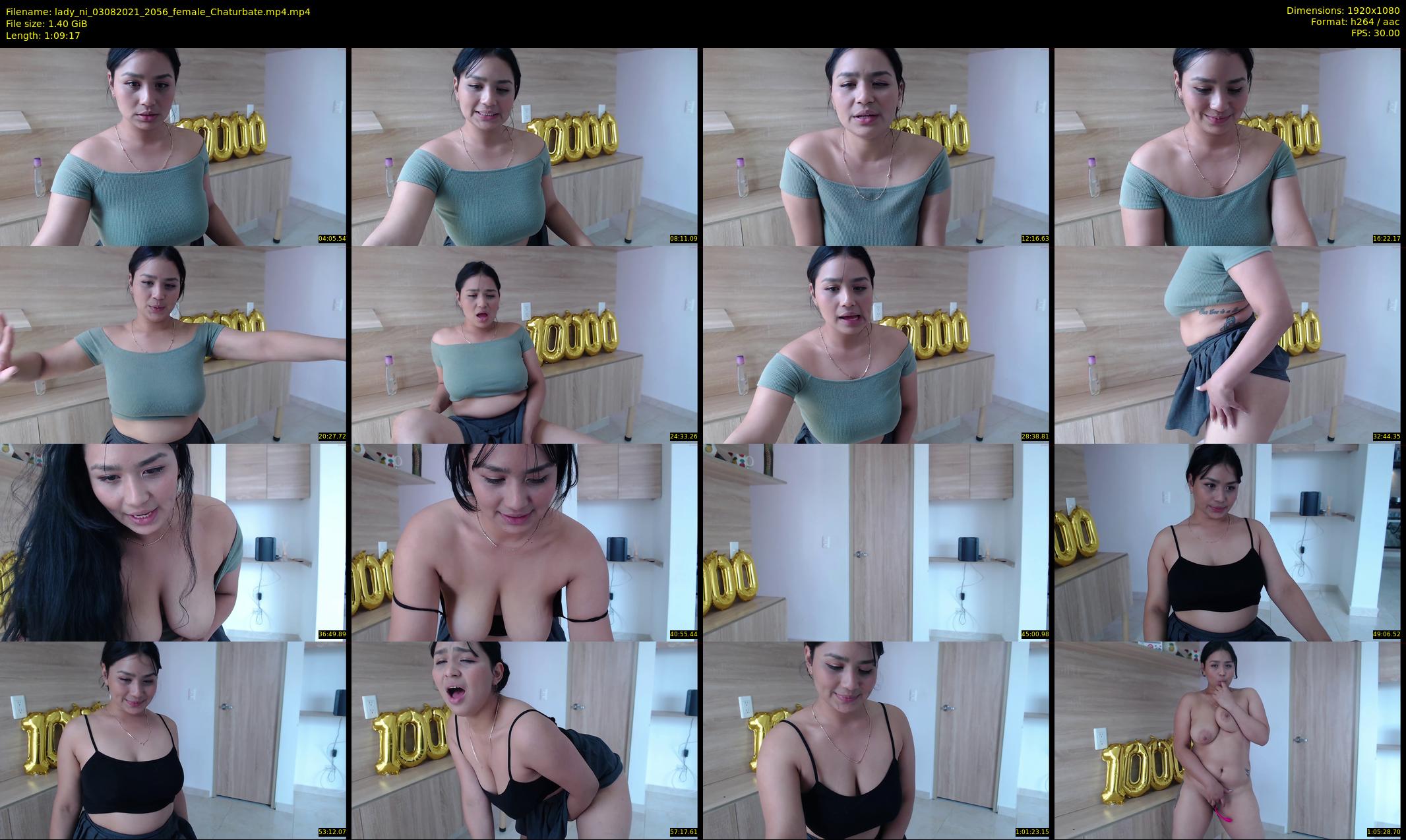 lady_ni — 70 minute Chaturbate female cam show recording, 1080p, Aug 3, 2021