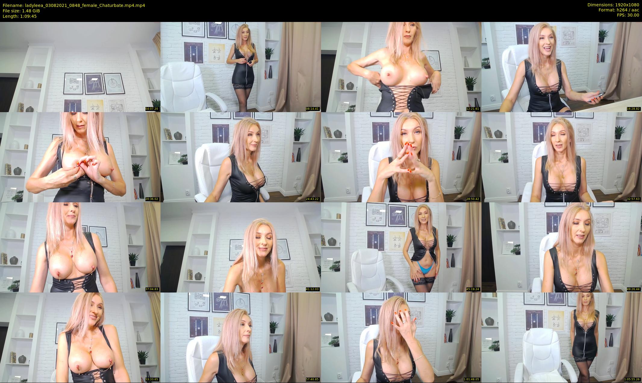 ladyleea — 70 minute Chaturbate female cam show recording, 1080p, Aug 3, 2021
