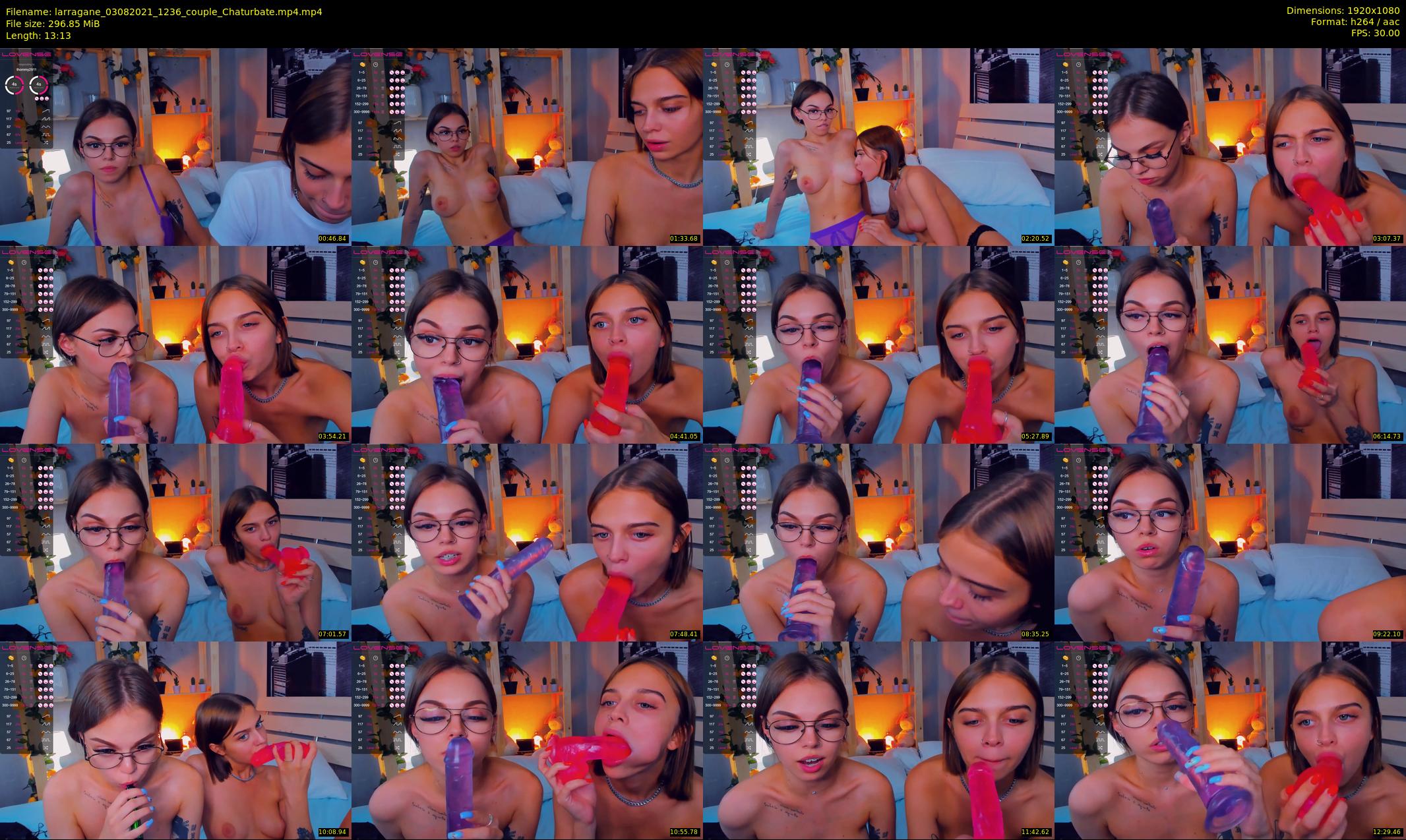 larragane — 14 minute Chaturbate couple cam show recording, 1080p, Aug 3, 2021
