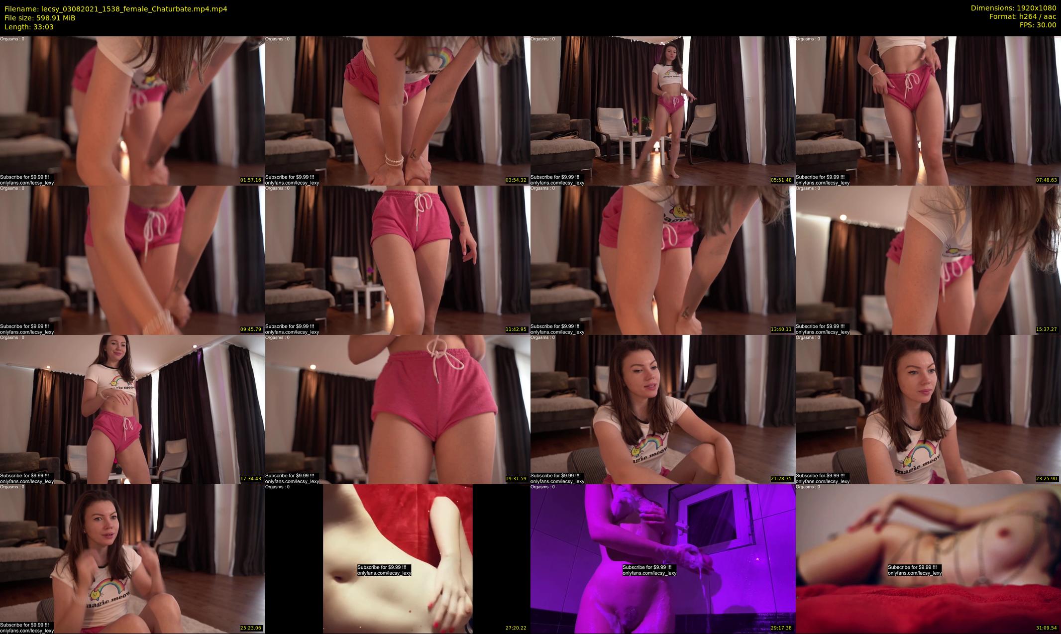 lecsy — 34 minute Chaturbate female cam show recording, 1080p, Aug 3, 2021