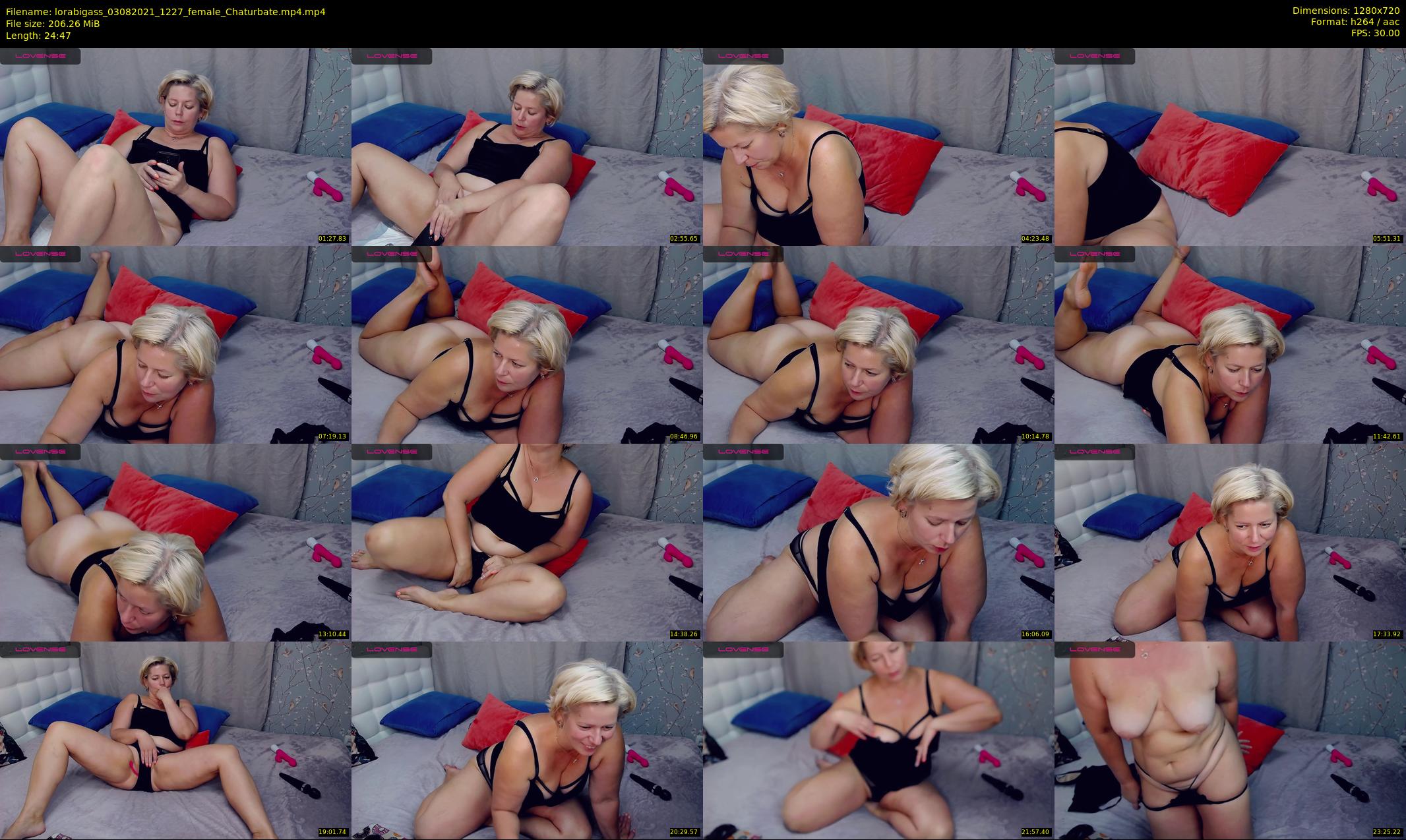 lorabigass — 25 minute Chaturbate female cam show recording, 720p, Aug 3, 2021