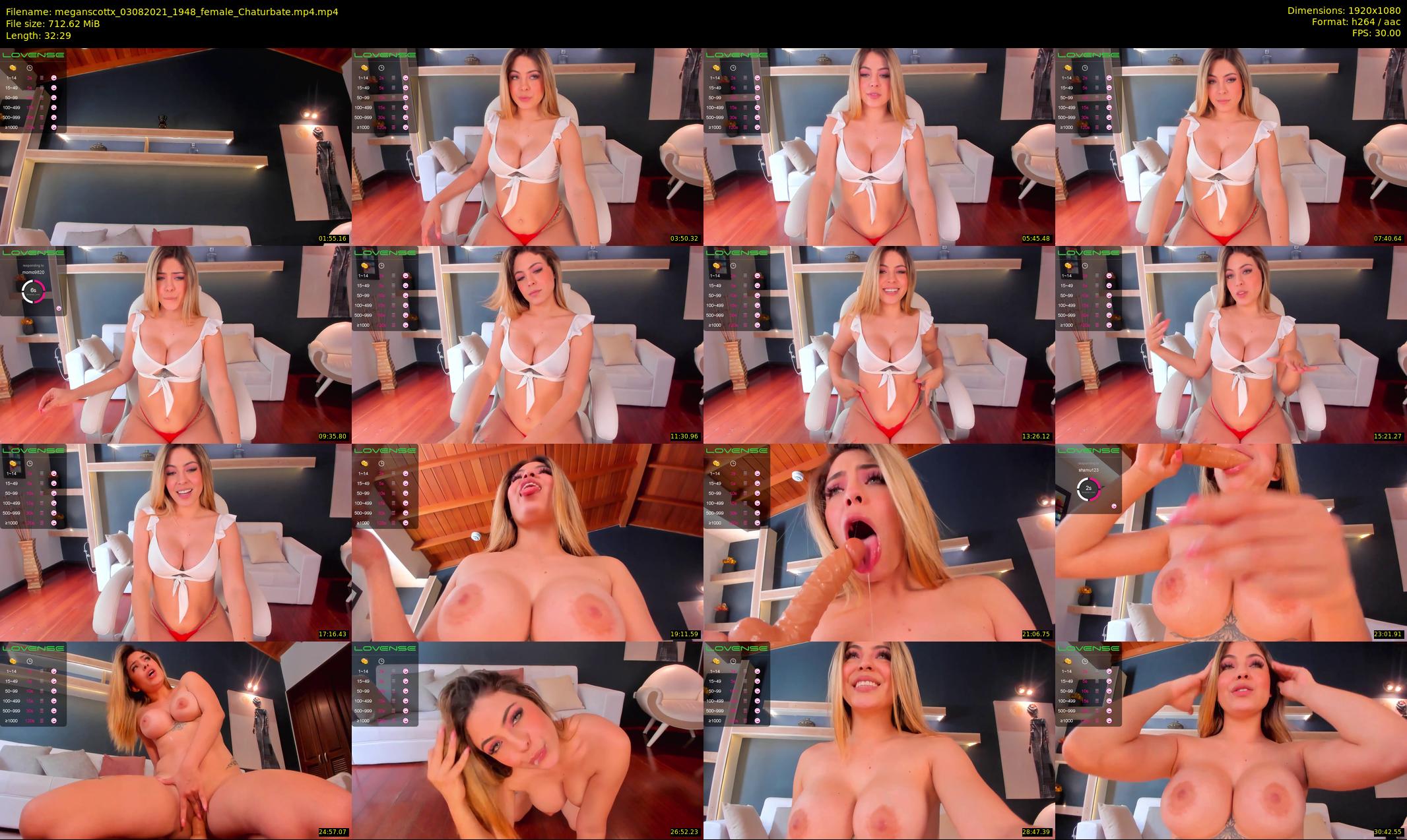 meganscottx — 33 minute Chaturbate female cam show recording, 1080p, Aug 3, 2021