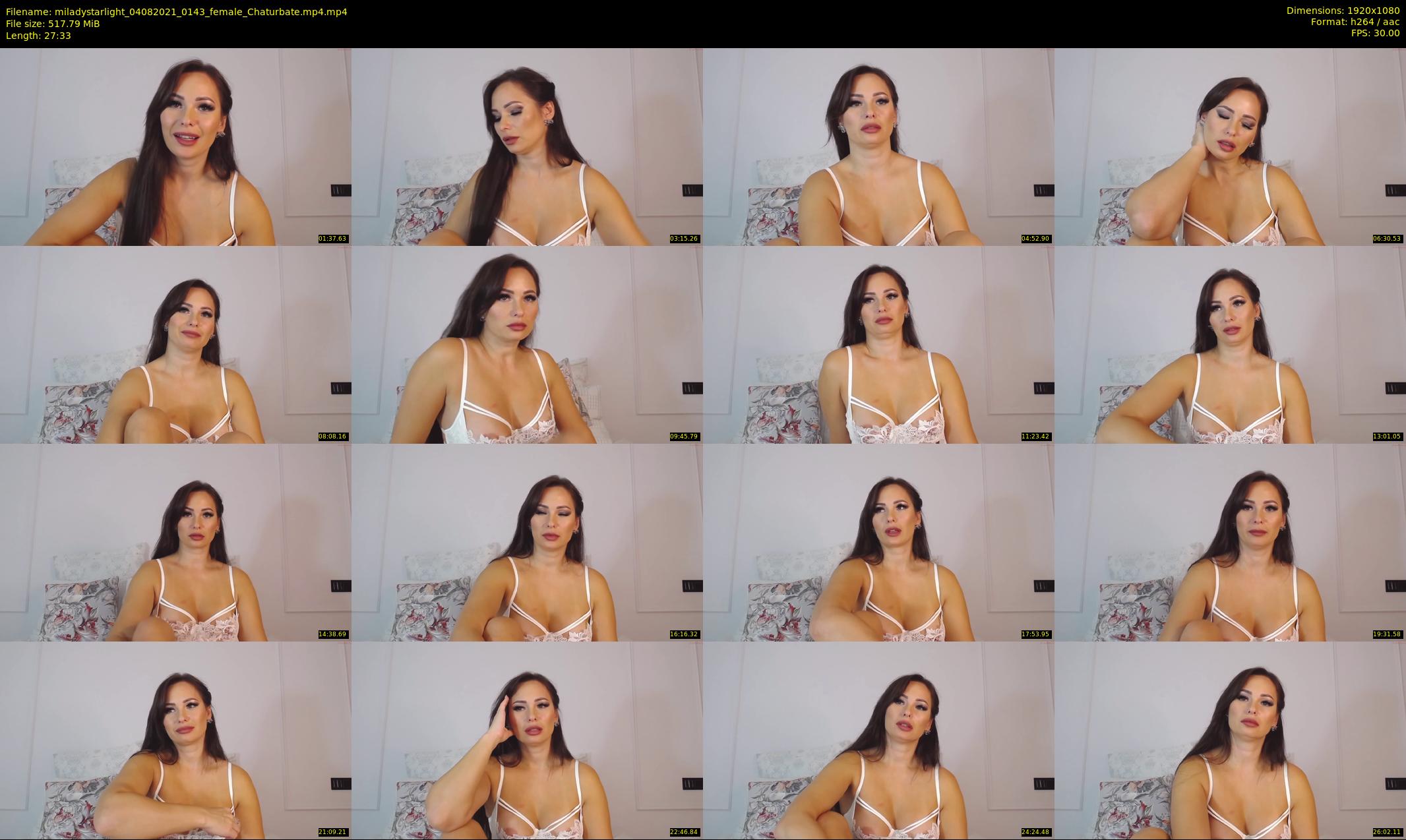 miladystarlight — 28 minute Chaturbate female cam show recording, 1080p, Aug 4, 2021