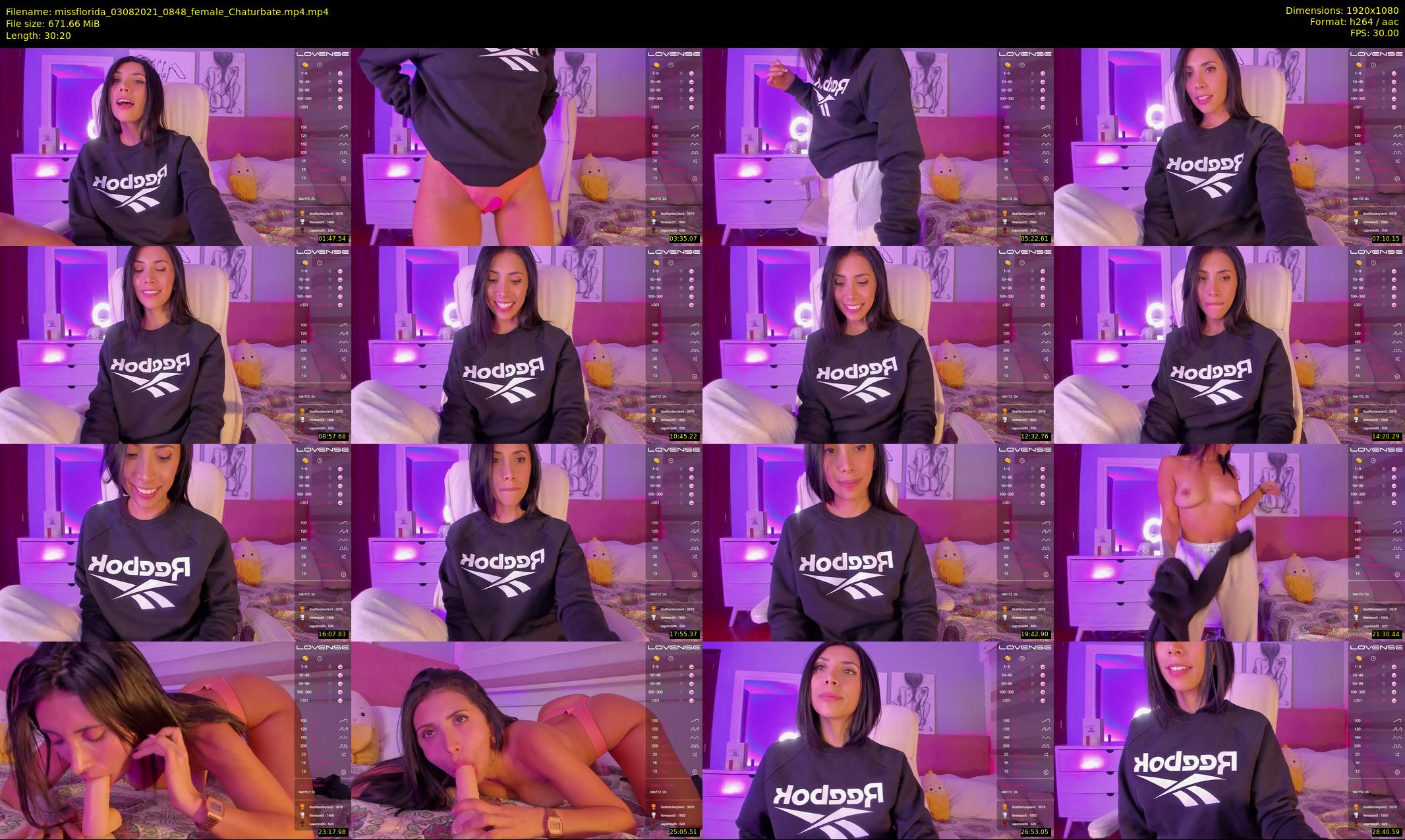 missflorida — 31 minute Chaturbate female cam show recording, 1080p, Aug 3, 2021