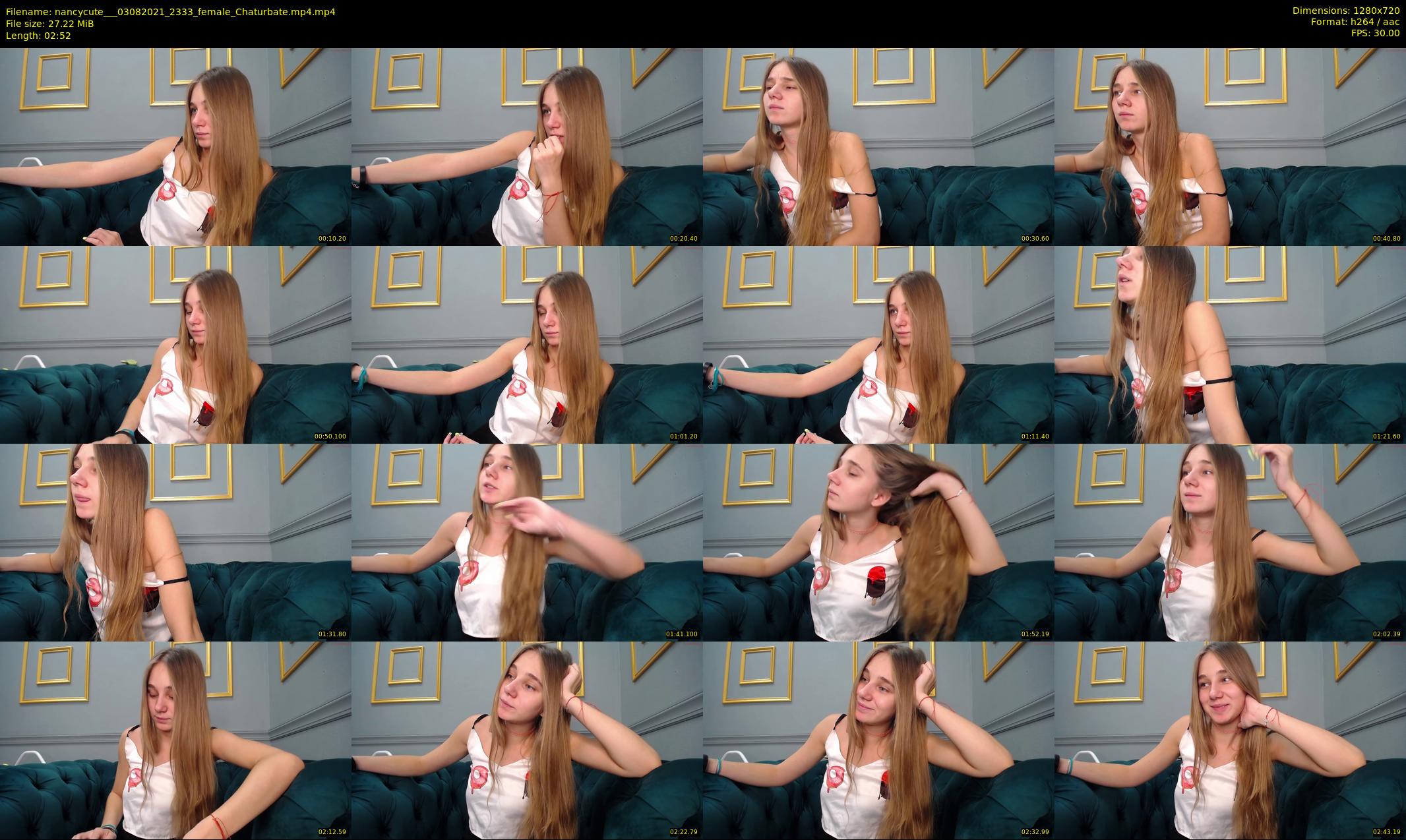 nancycute__ — 3 minute Chaturbate female cam show recording, 720p, Aug 3, 2021