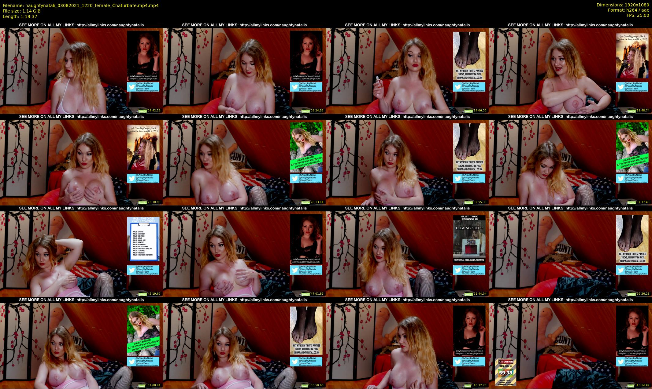 naughtynatali — 80 minute Chaturbate female cam show recording, 1080p, Aug 3, 2021
