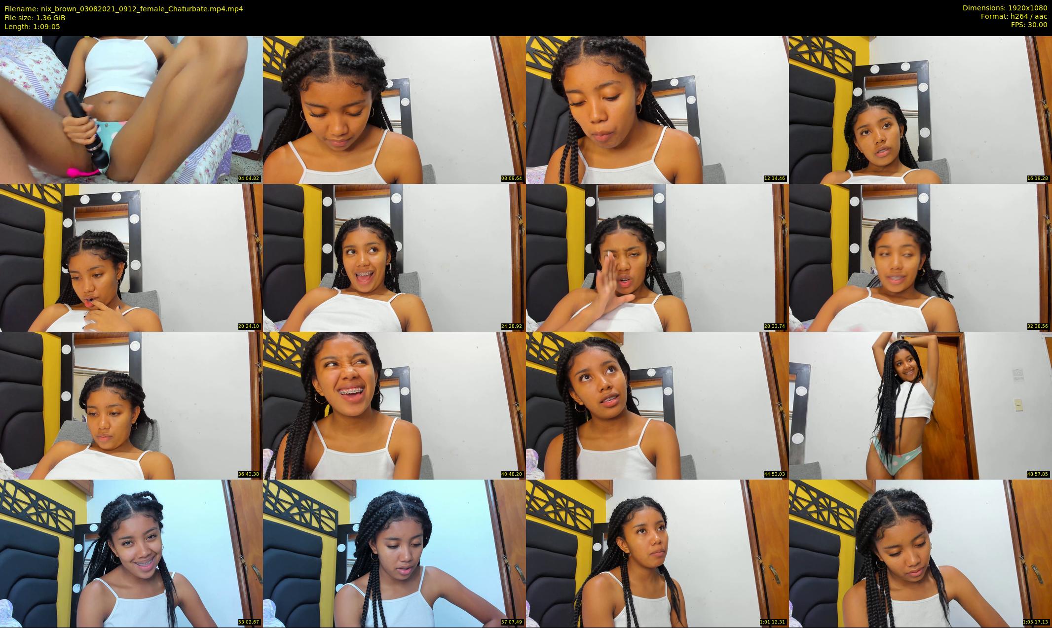nix_brown — 70 minute Chaturbate female cam show recording, 1080p, Aug 3, 2021