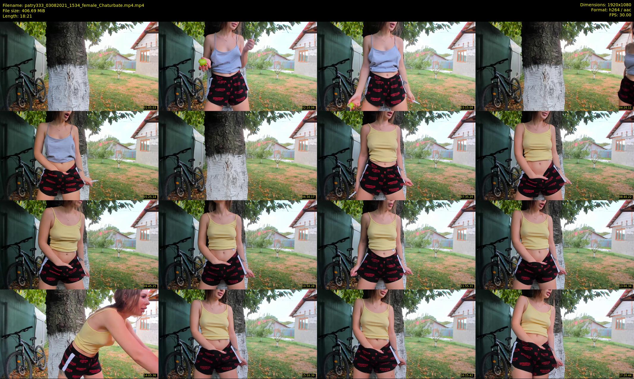 patry333 — 19 minute Chaturbate female cam show recording, 1080p, Aug 3, 2021
