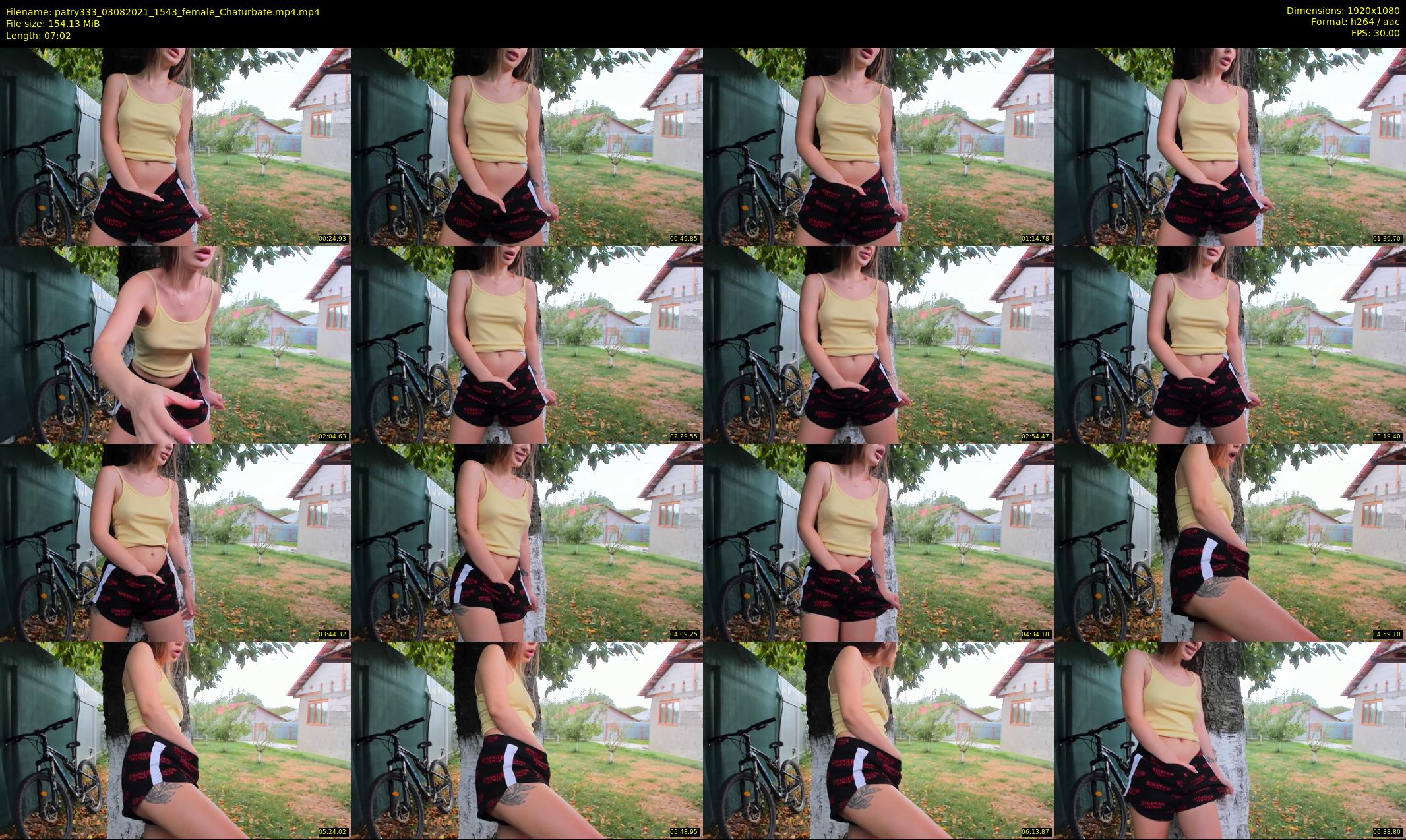patry333 — 8 minute Chaturbate female cam show recording, 1080p, Aug 3, 2021