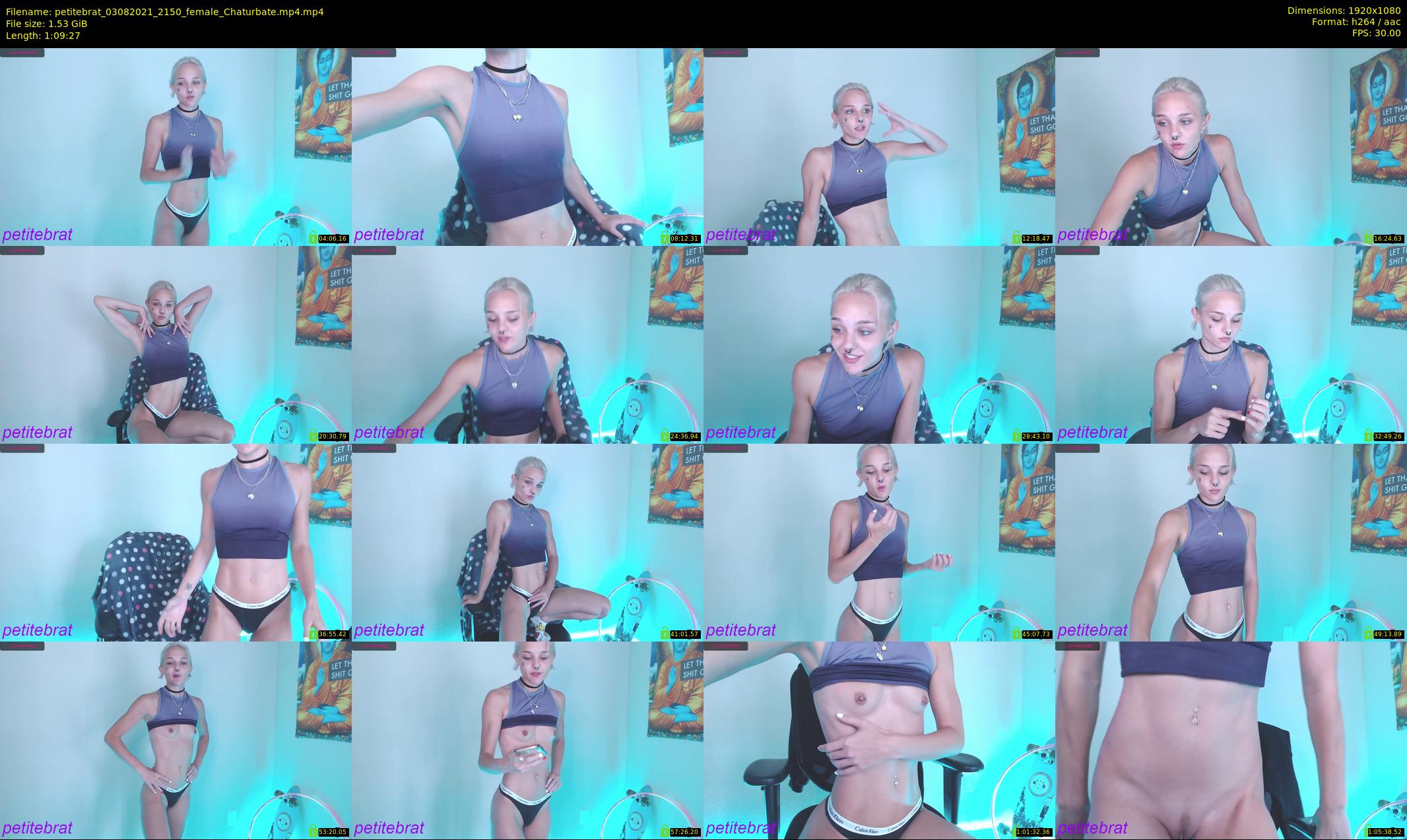 petitebrat — 70 minute Chaturbate female cam show recording, 1080p, Aug 3, 2021