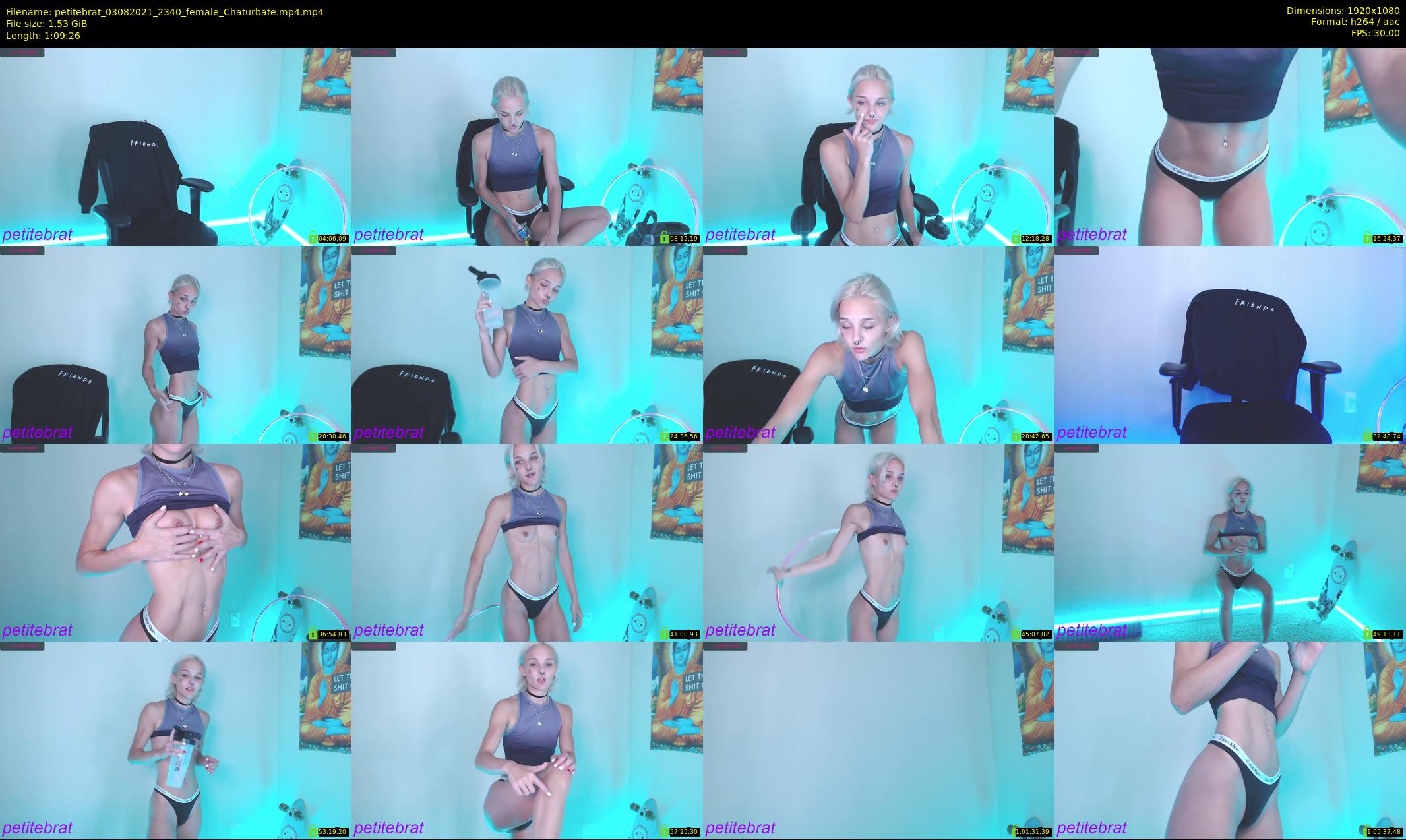 petitebrat — 70 minute Chaturbate female cam show recording, 1080p, Aug 3, 2021