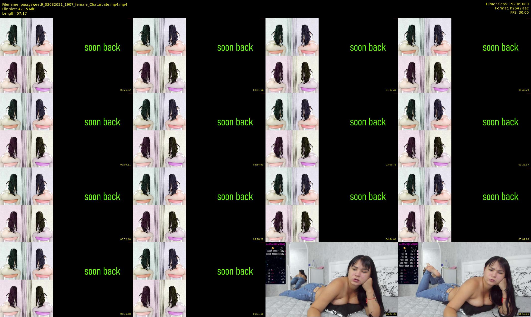 pussysweet9 — 8 minute Chaturbate female cam show recording, 1080p, Aug 3, 2021