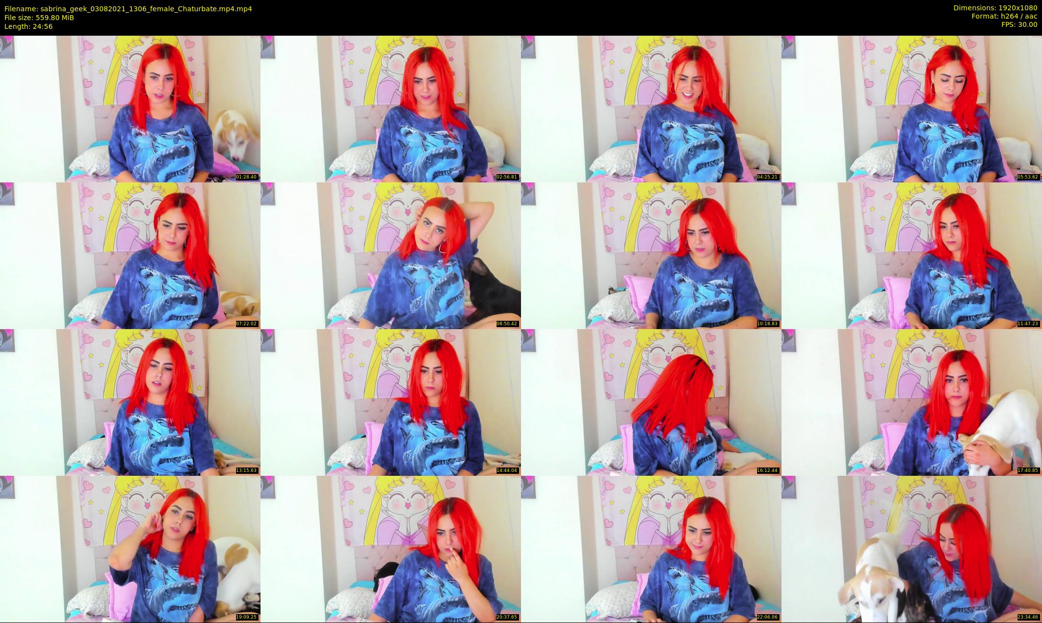 sabrina_geek — 25 minute Chaturbate female cam show recording, 1080p, Aug 3, 2021