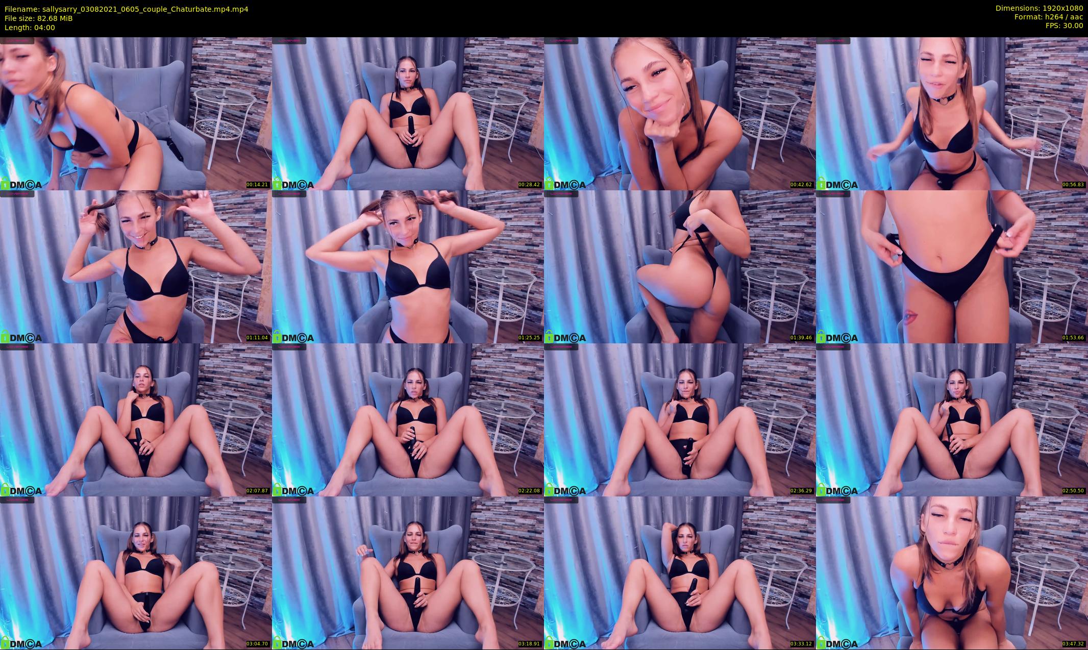 sallysarry — 4 minute Chaturbate couple cam show recording, 1080p, Aug 3, 2021