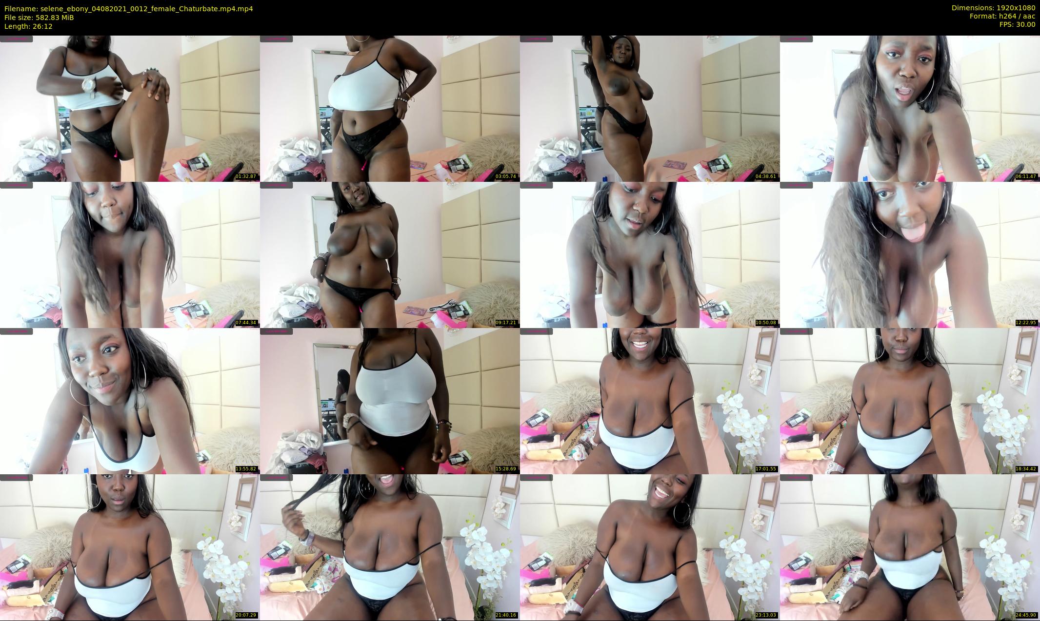 selene_ebony — 27 minute Chaturbate female cam show recording, 1080p, Aug 4, 2021