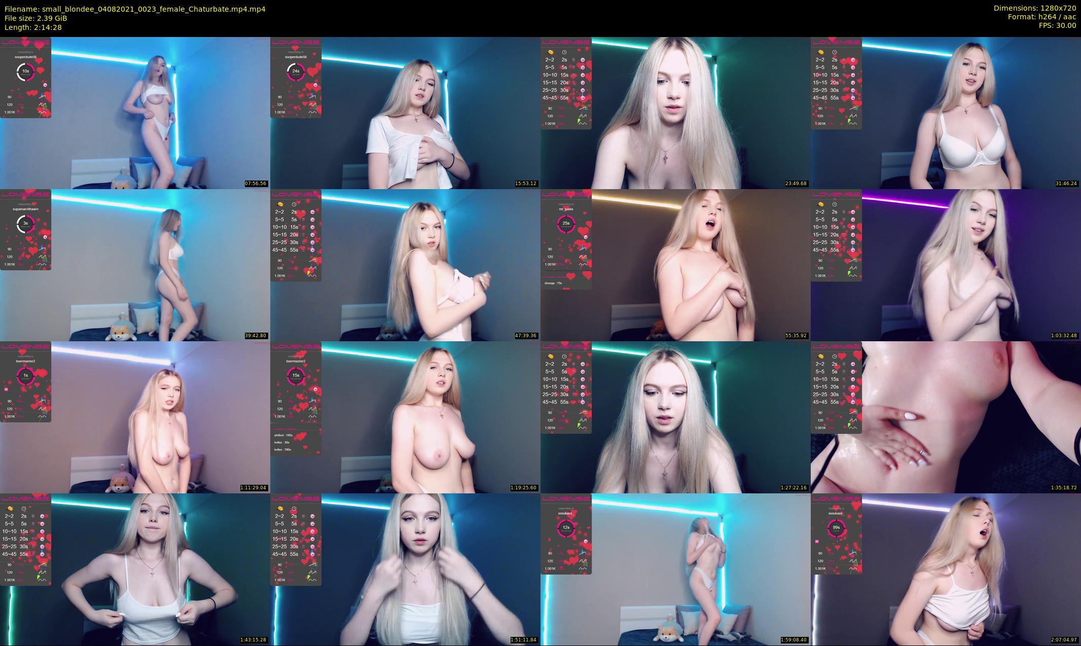 small_blondee — 135 minute Chaturbate female cam show recording, 720p, Aug 4, 2021