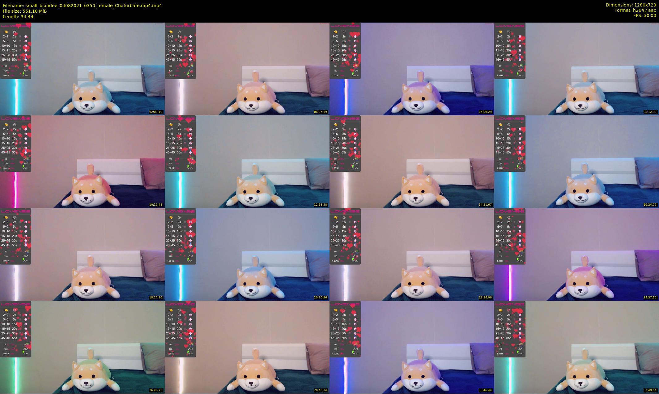 small_blondee — 35 minute Chaturbate female cam show recording, 720p, Aug 4, 2021