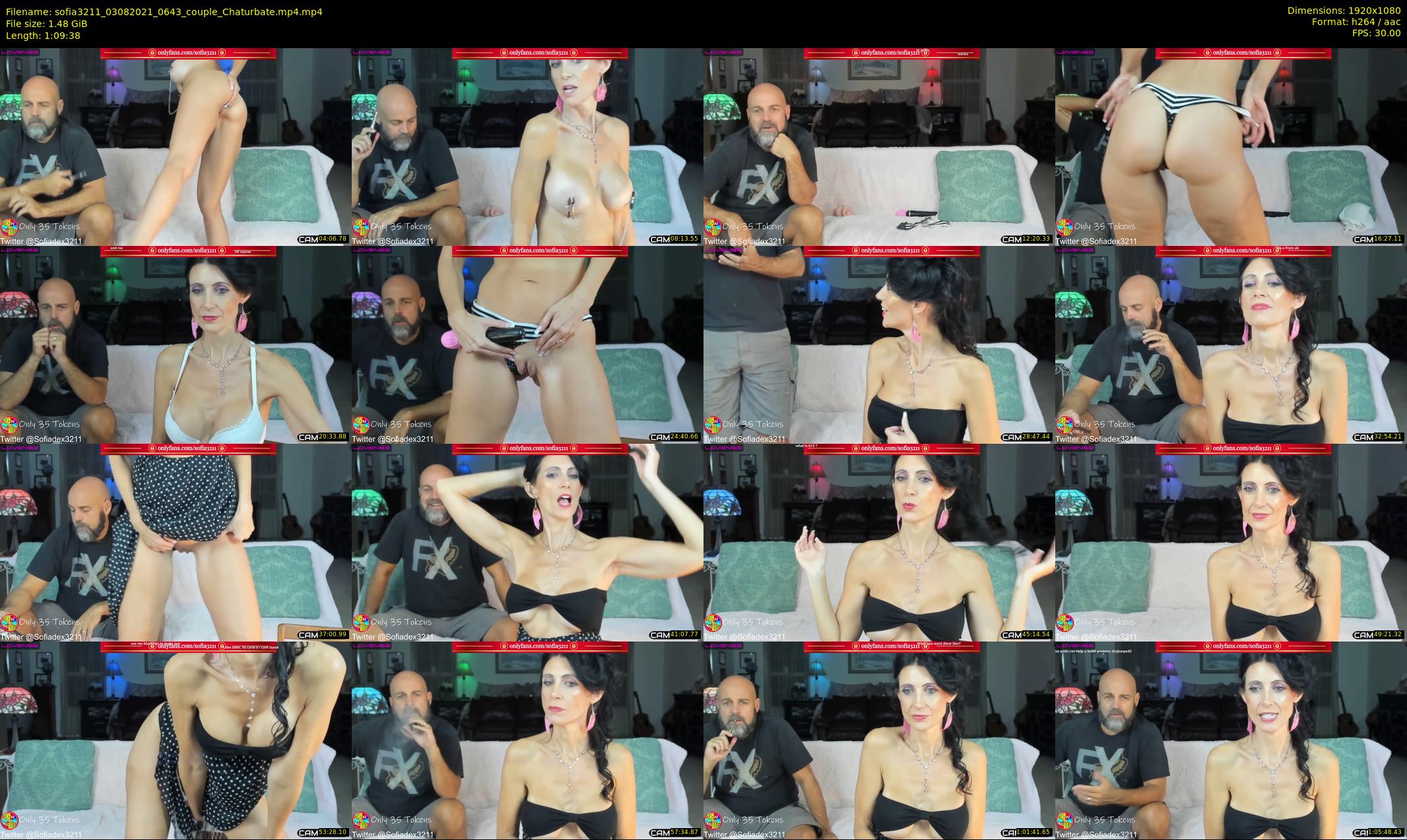 sofia3211 — 70 minute Chaturbate couple cam show recording, 1080p, Aug 3, 2021