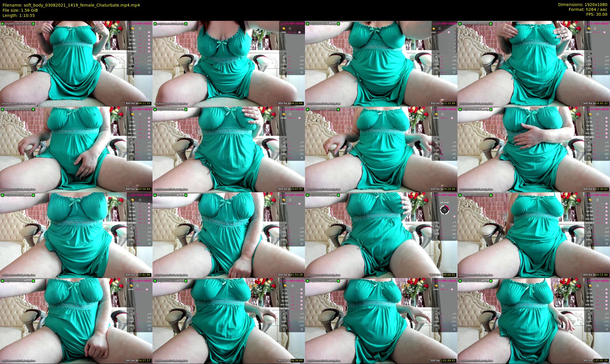 soft_body — 71 minute Chaturbate female cam show recording, 1080p, Aug 3, 2021