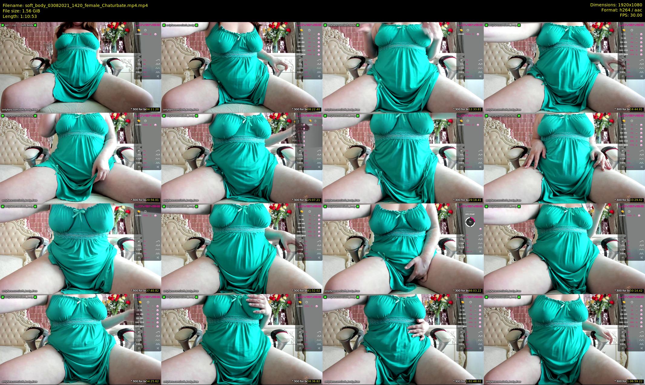soft_body — 71 minute Chaturbate female cam show recording, 1080p, Aug 3, 2021