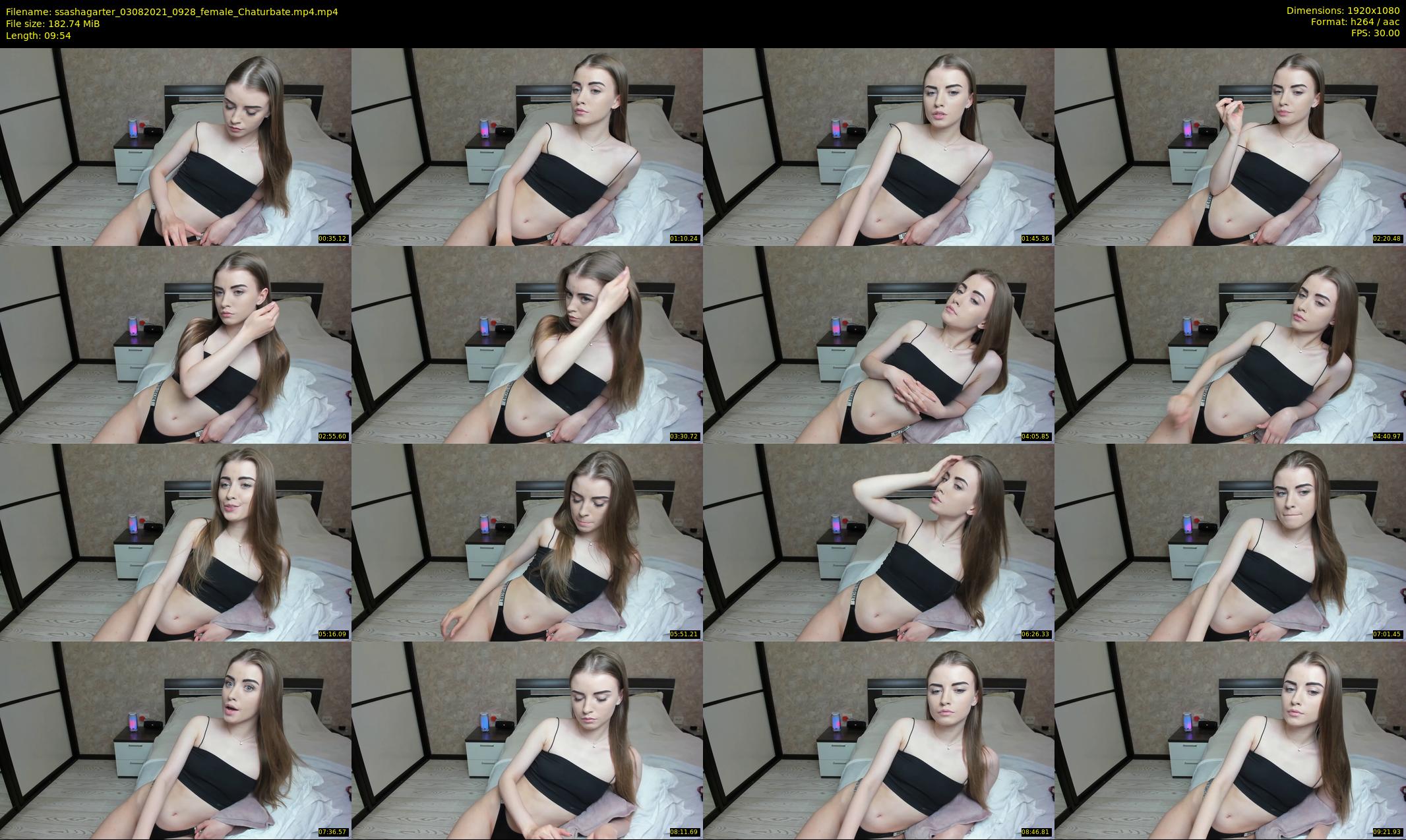 ssashagarter — 10 minute Chaturbate female cam show recording, 1080p, Aug 3, 2021
