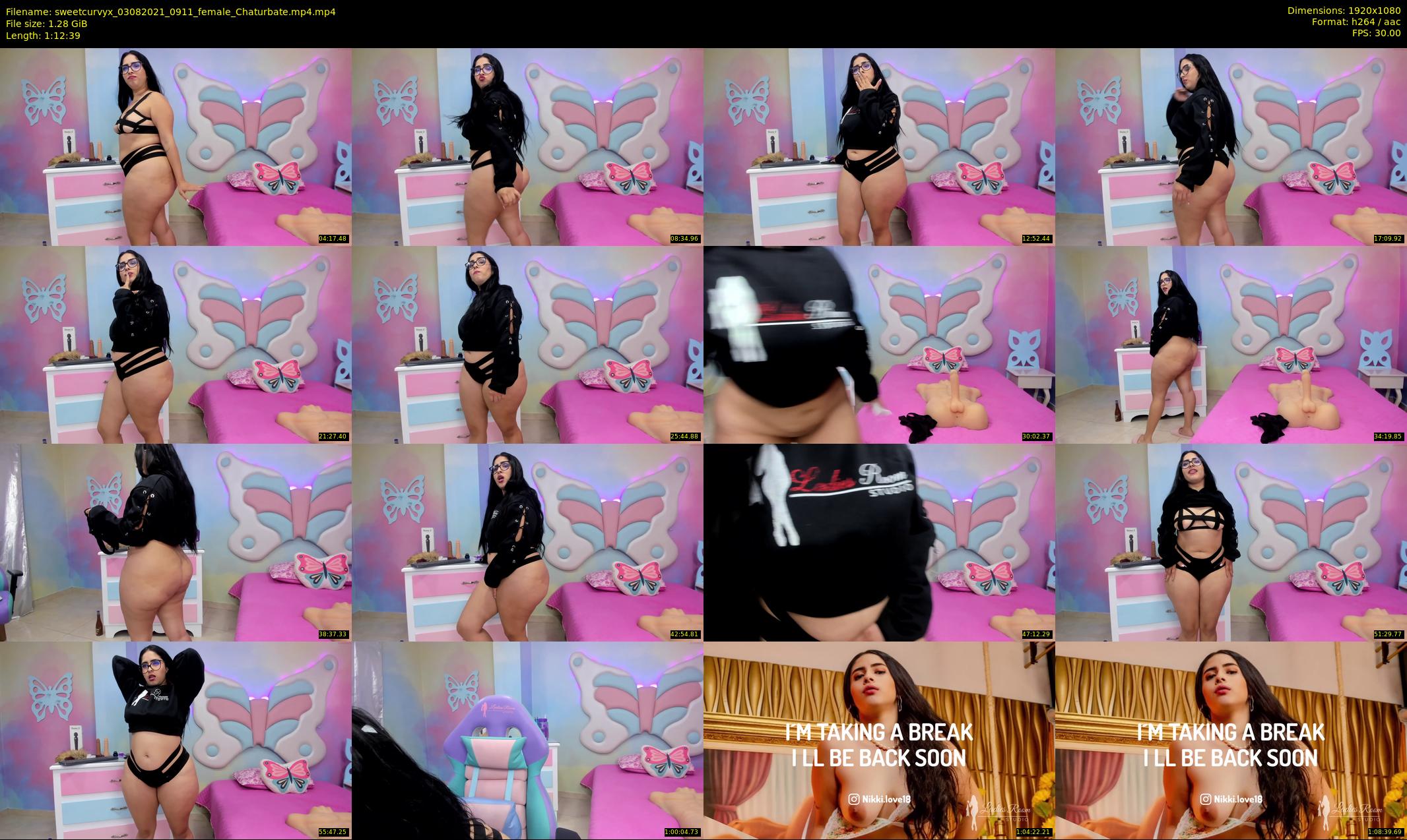 sweetcurvyx — 73 minute Chaturbate couple cam show recording, 1080p, Aug 3, 2021