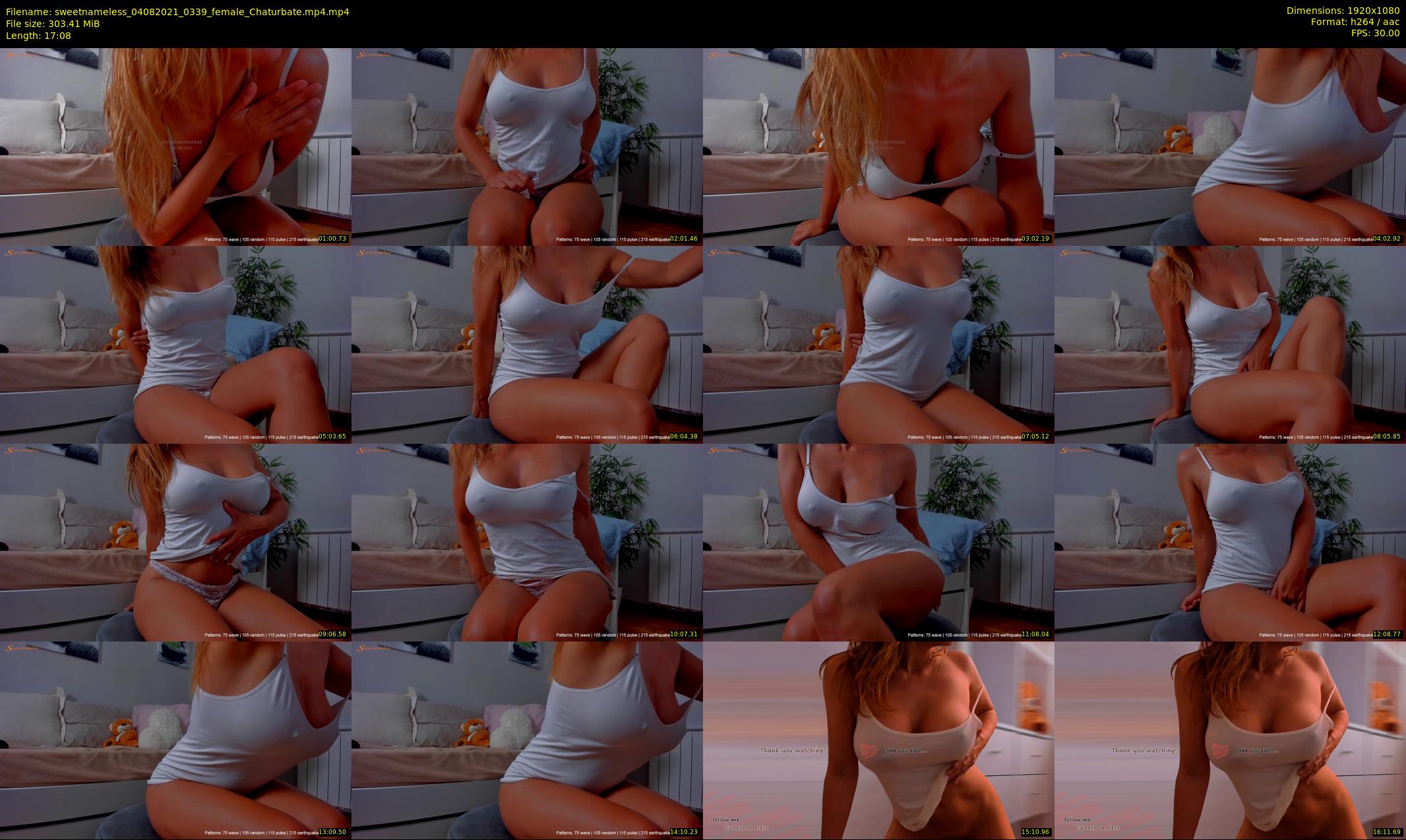 sweetnameless — 18 minute Chaturbate couple cam show recording, 1080p, Aug 4, 2021