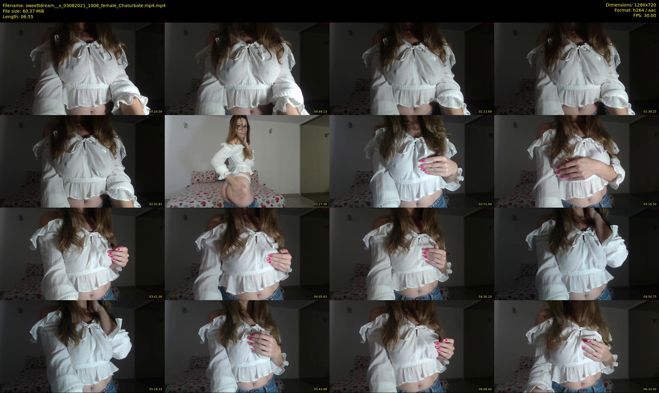 sweettdream__x — 7 minute Chaturbate female cam show recording, 720p, Aug 3, 2021