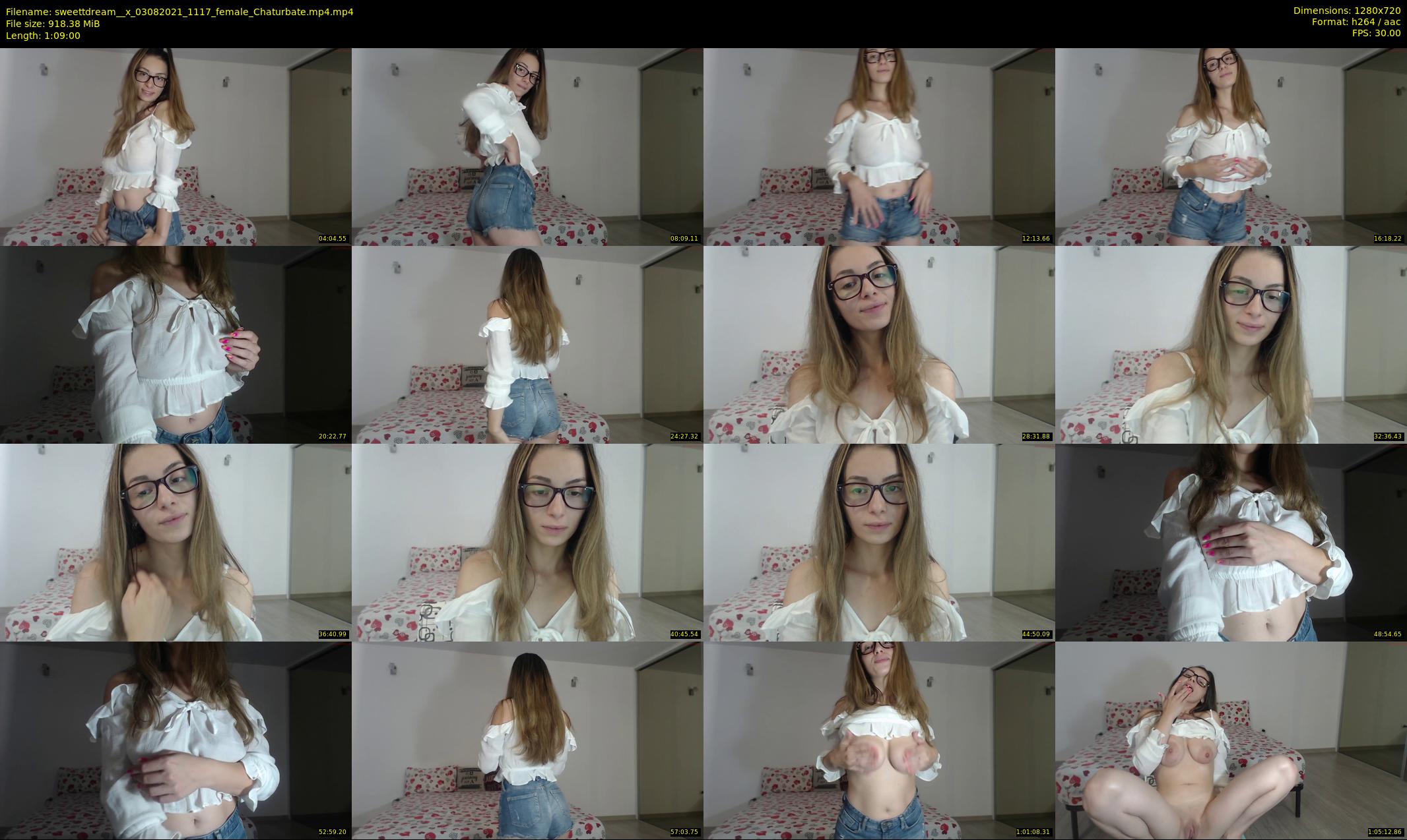 sweettdream__x — 69 minute Chaturbate female cam show recording, 720p, Aug 3, 2021