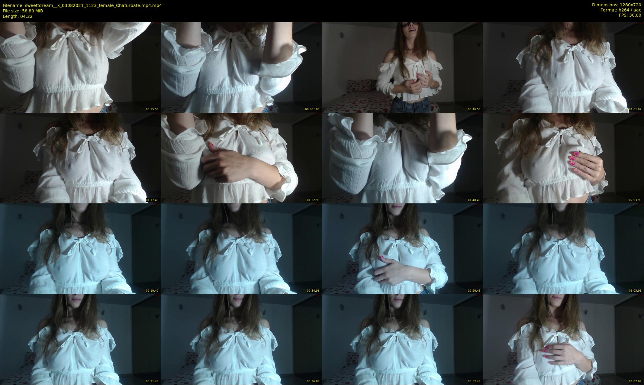 sweettdream__x — 5 minute Chaturbate female cam show recording, 720p, Aug 3, 2021