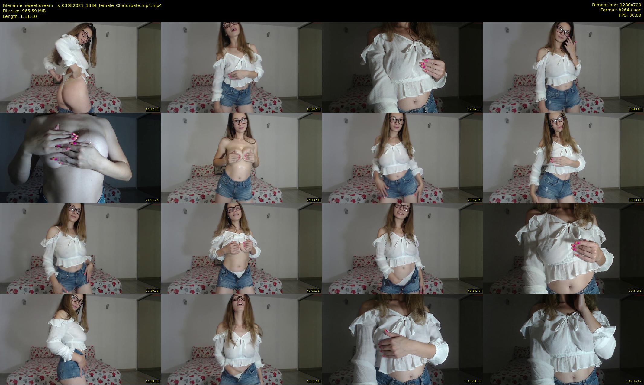 sweettdream__x — 72 minute Chaturbate female cam show recording, 720p, Aug 3, 2021