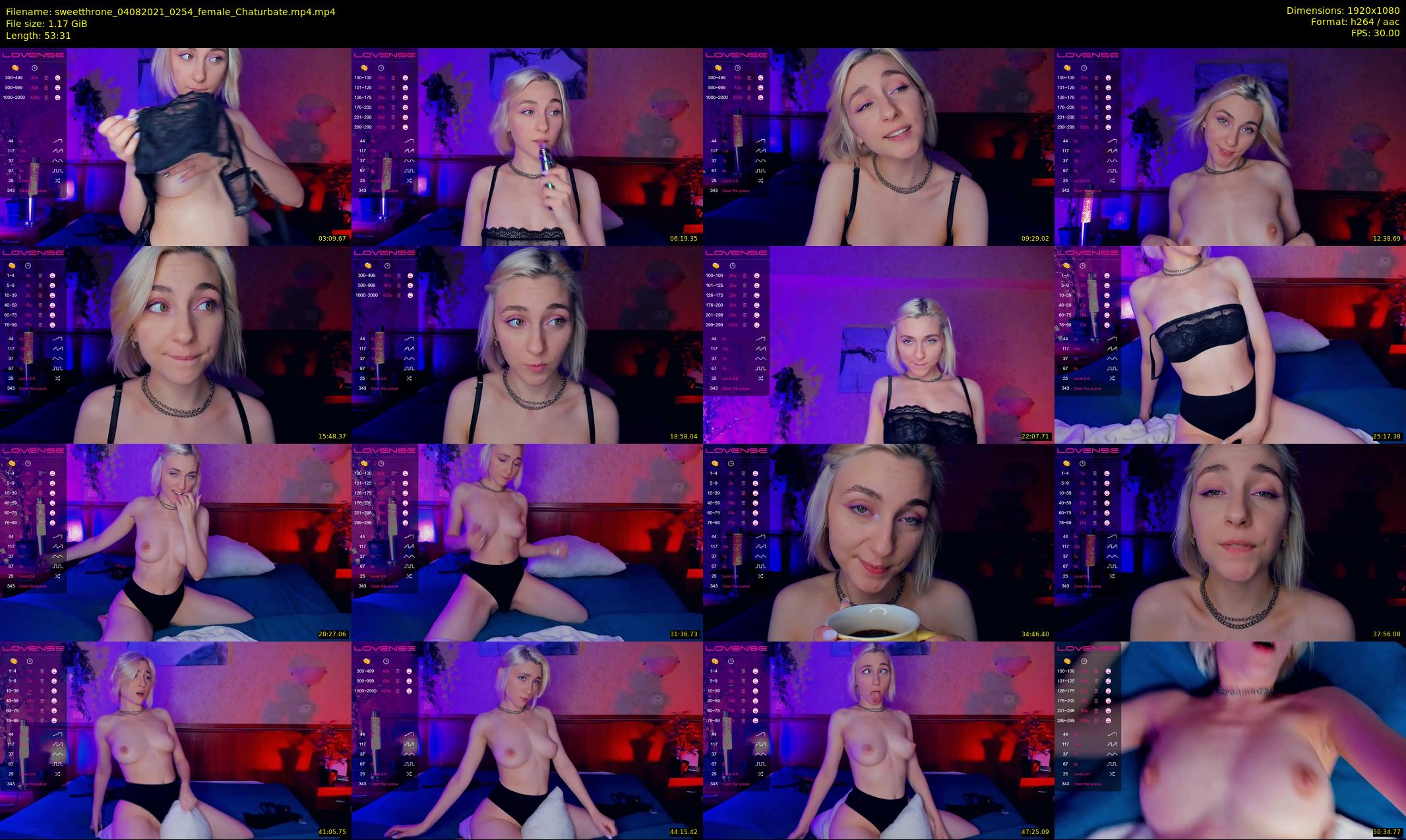 sweetthrone — 54 minute Chaturbate couple cam show recording, 1080p, Aug 4, 2021