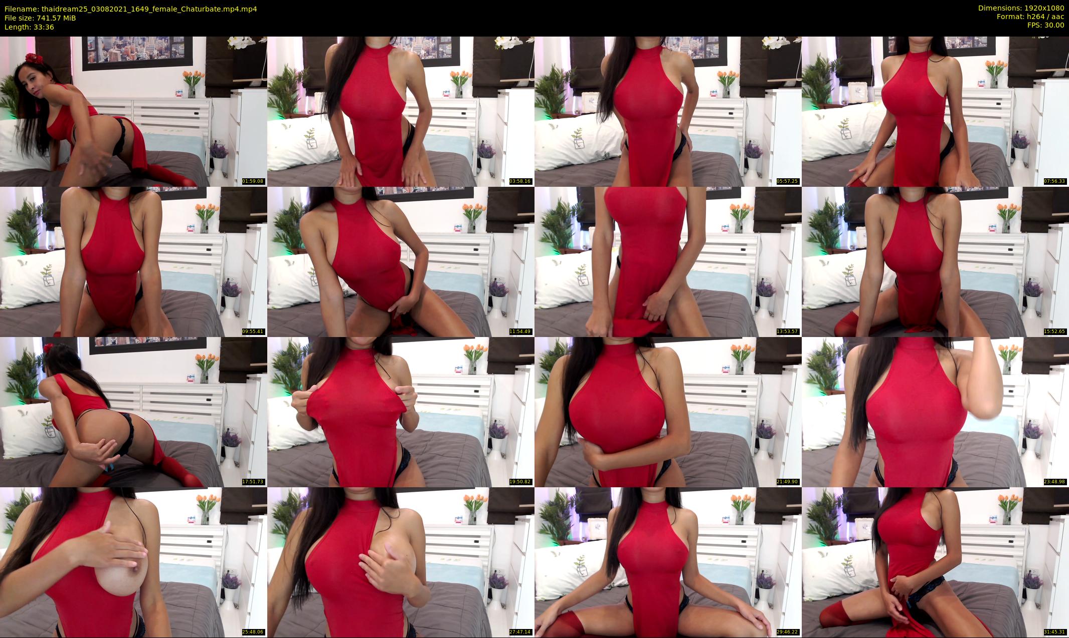 thaidream25 — 34 minute Chaturbate female cam show recording, 1080p, Aug 3, 2021