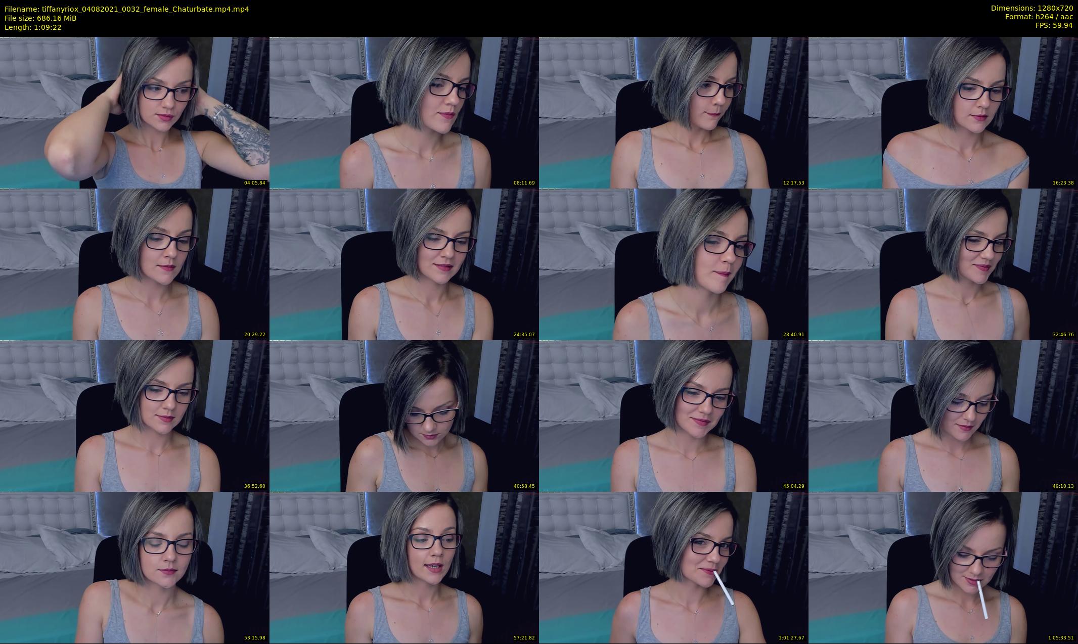 tiffanyriox — 70 minute Chaturbate female cam show recording, 720p, Aug 4, 2021