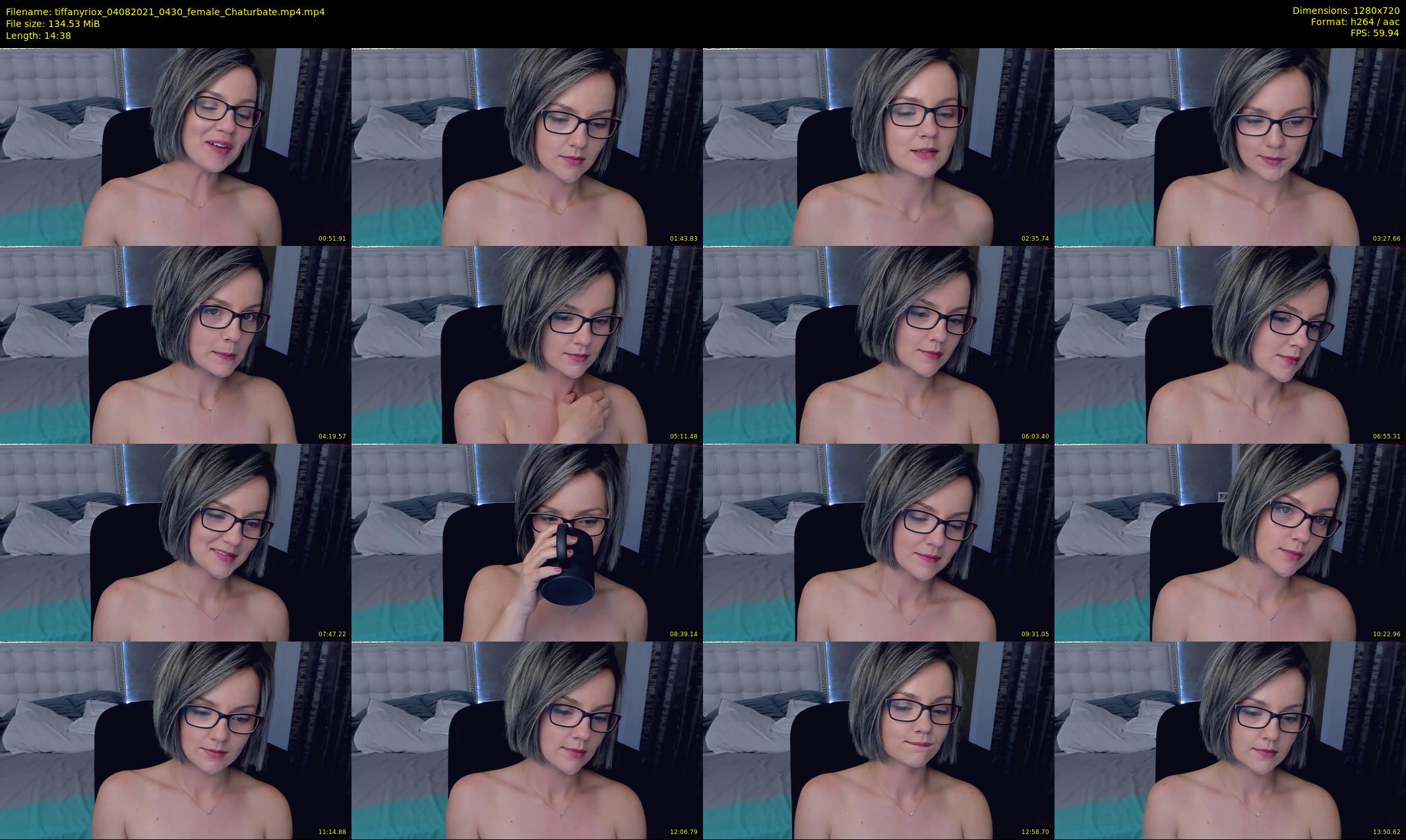 tiffanyriox — 15 minute Chaturbate female cam show recording, 720p, Aug 4, 2021
