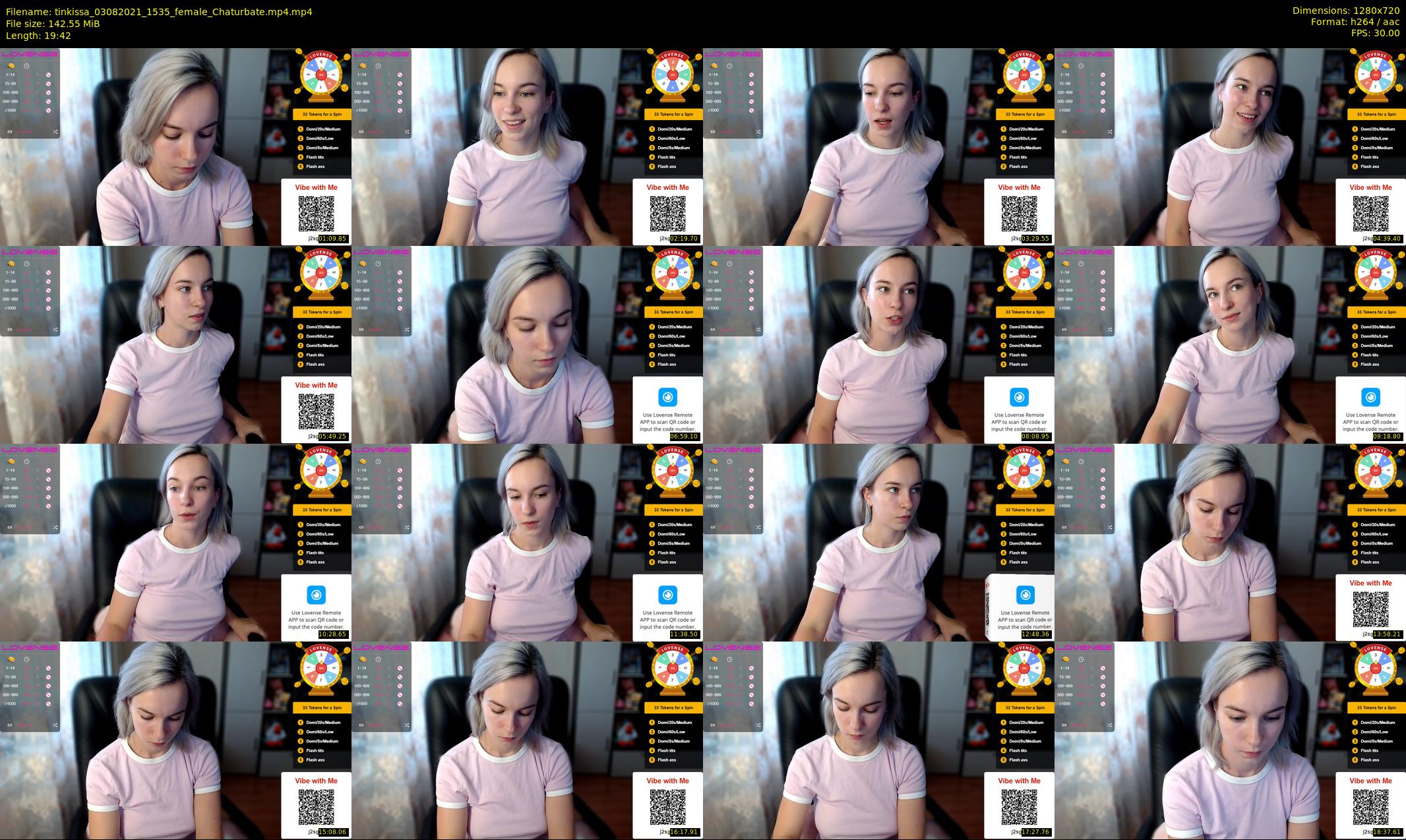 tinkissa — 20 minute Chaturbate couple cam show recording, 720p, Aug 3, 2021